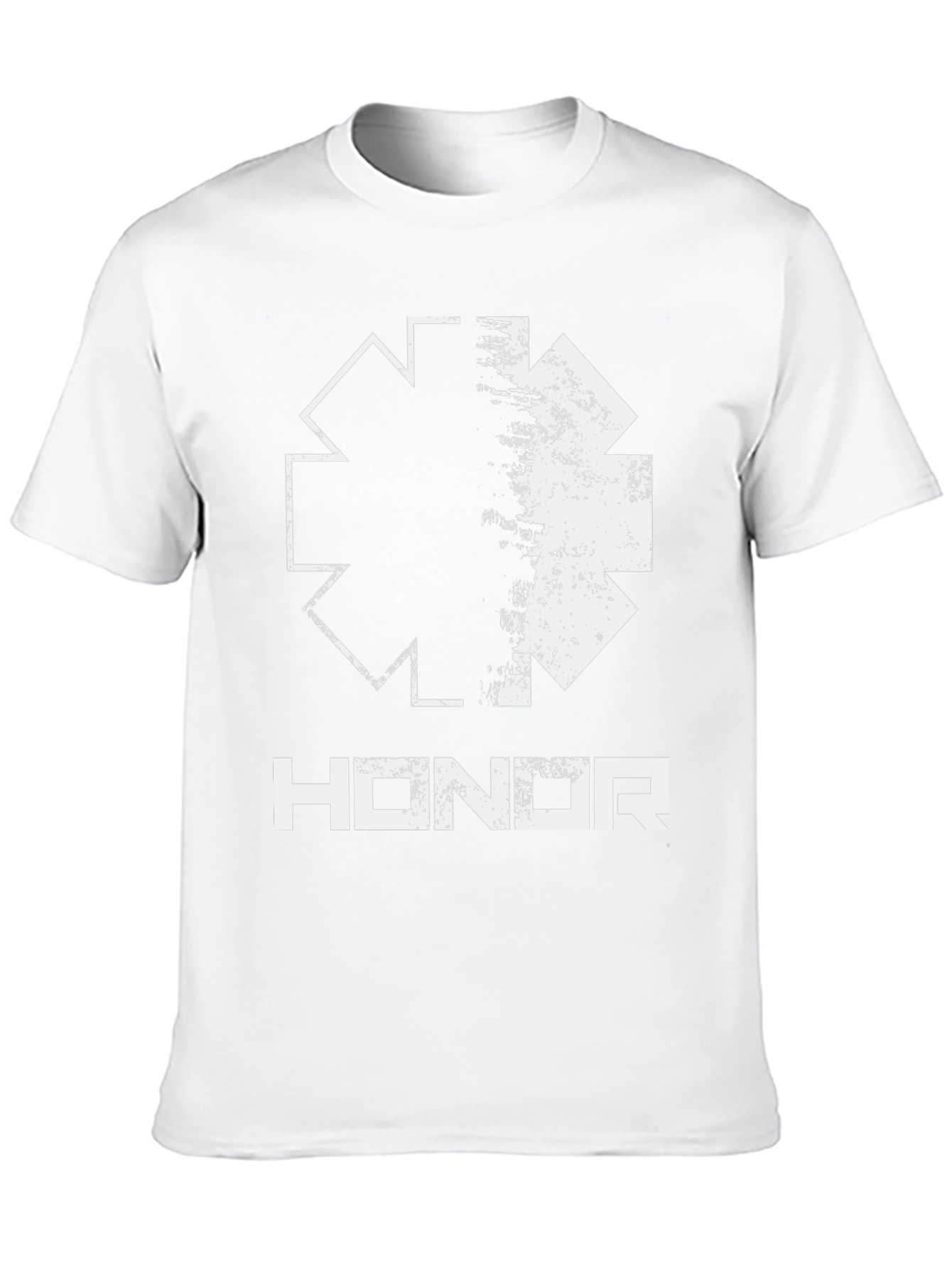 Honor Graphic Tee - Distressed Star Design