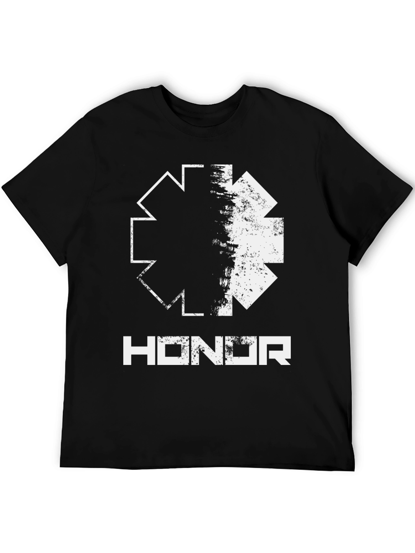 Honor Graphic Tee - Distressed Star Design