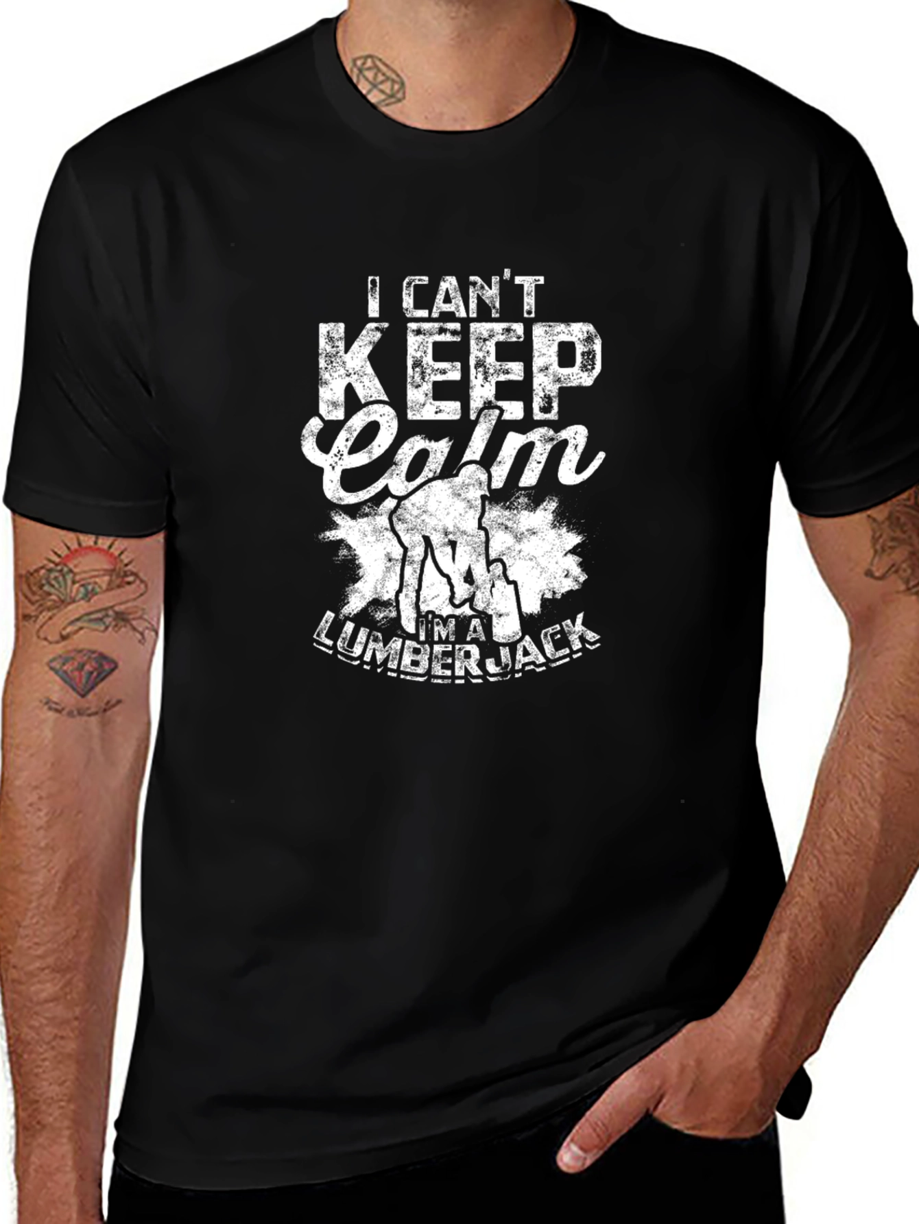 I Cant Keep Calm Im A Lumberjack T-Shirt