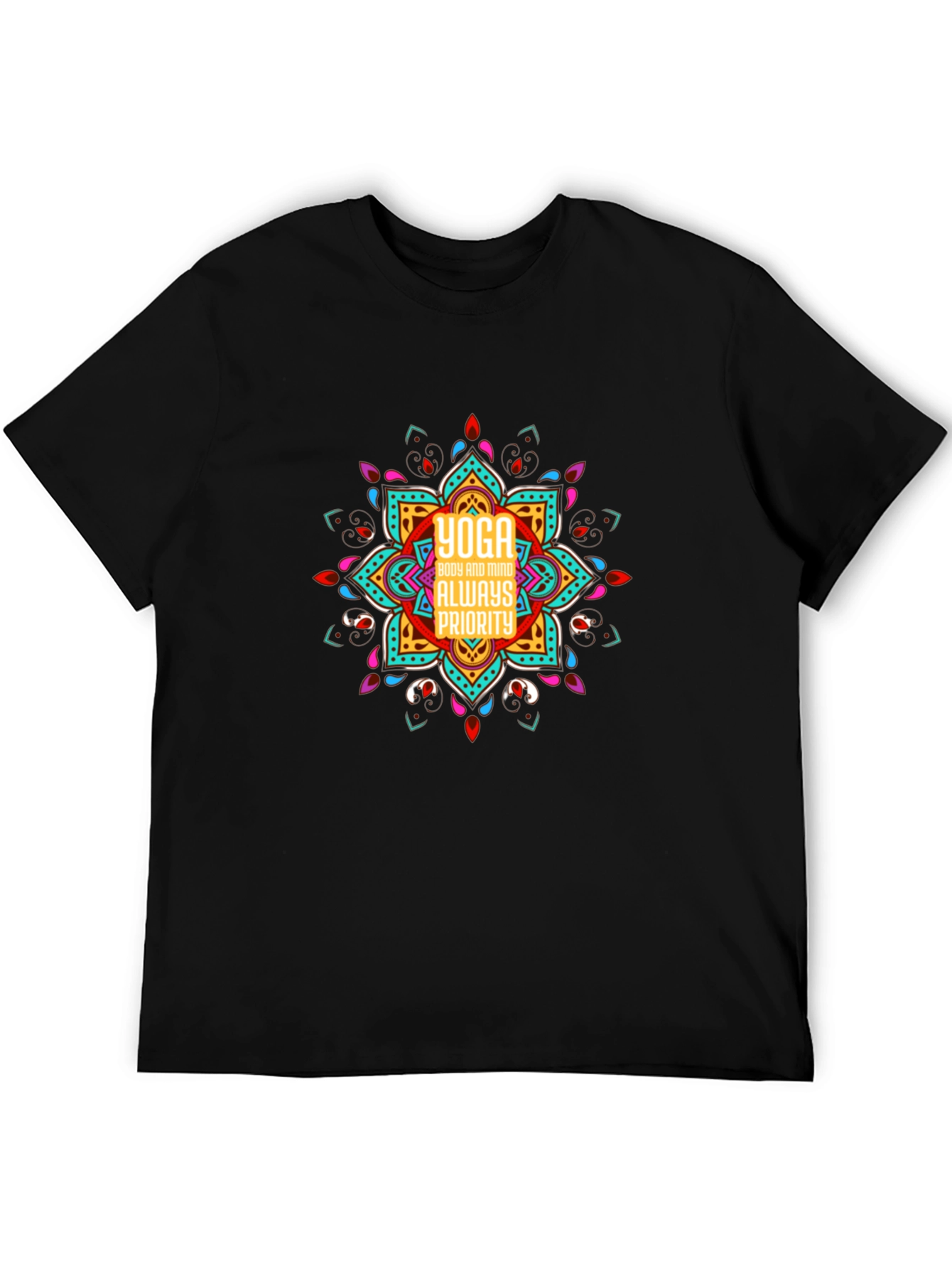 Yoga Body and Mind T-Shirt - Black