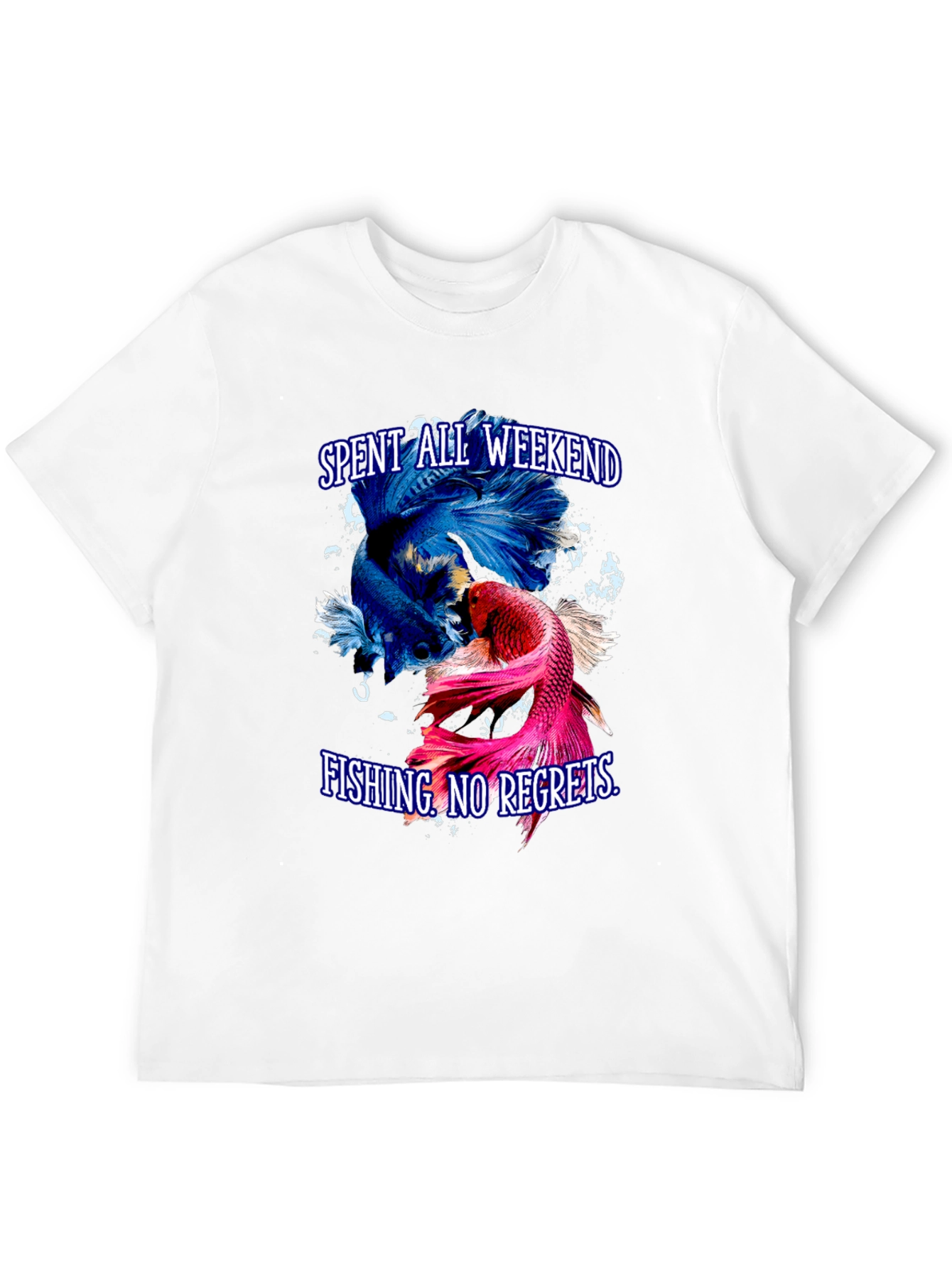 Fishing Weekend T-Shirt - No Regrets