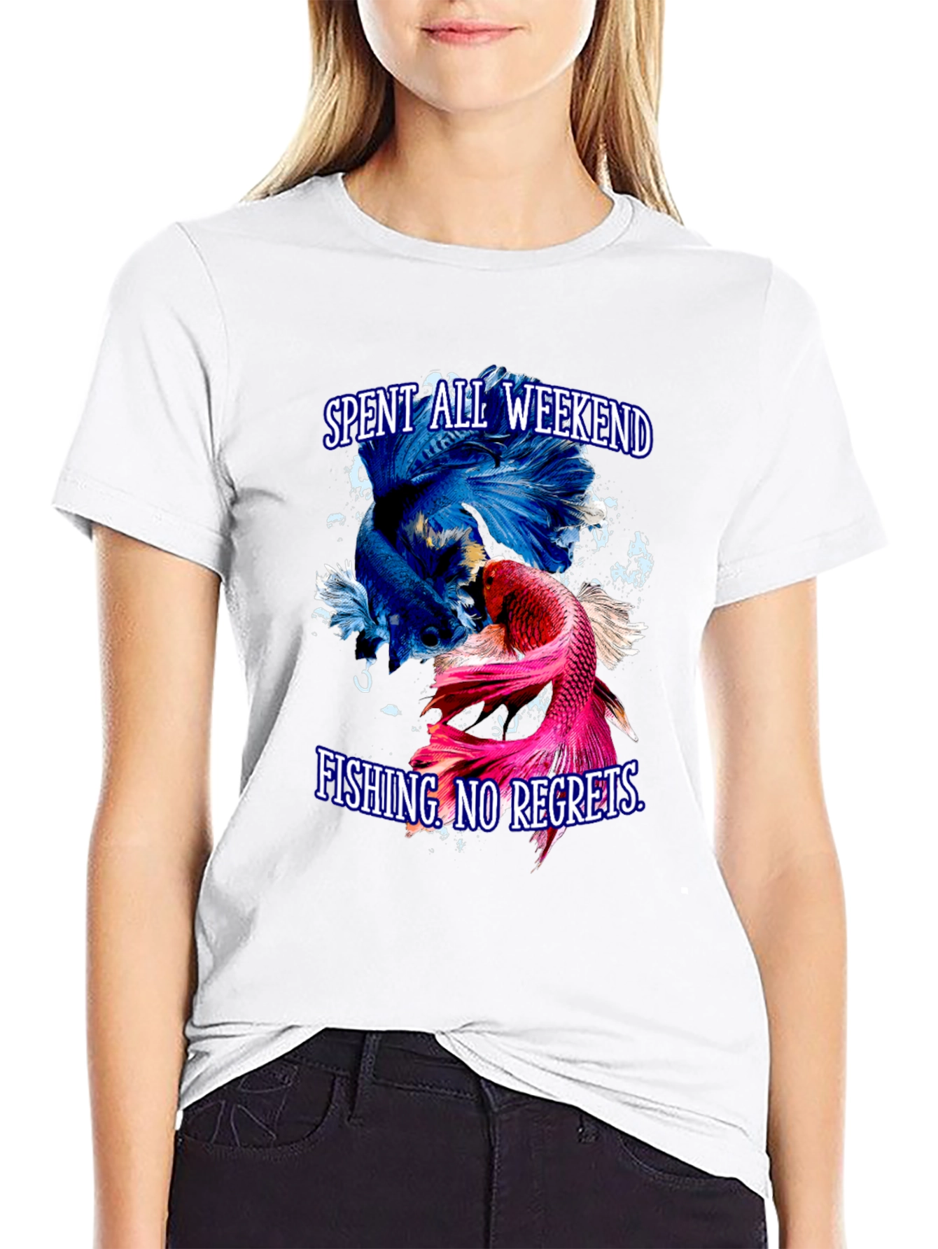Fishing Weekend T-Shirt - No Regrets