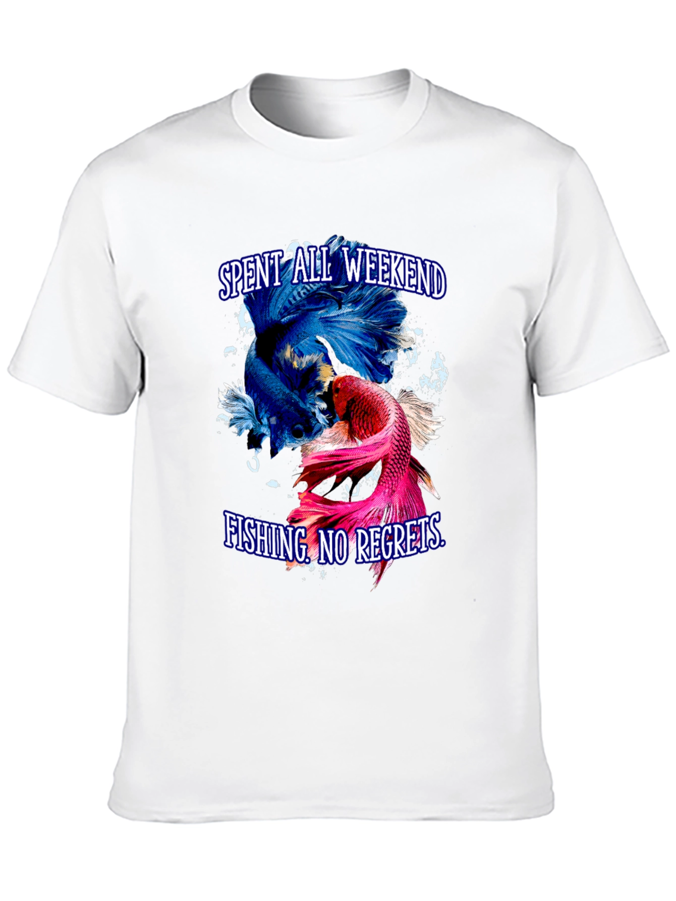Fishing Weekend T-Shirt - No Regrets