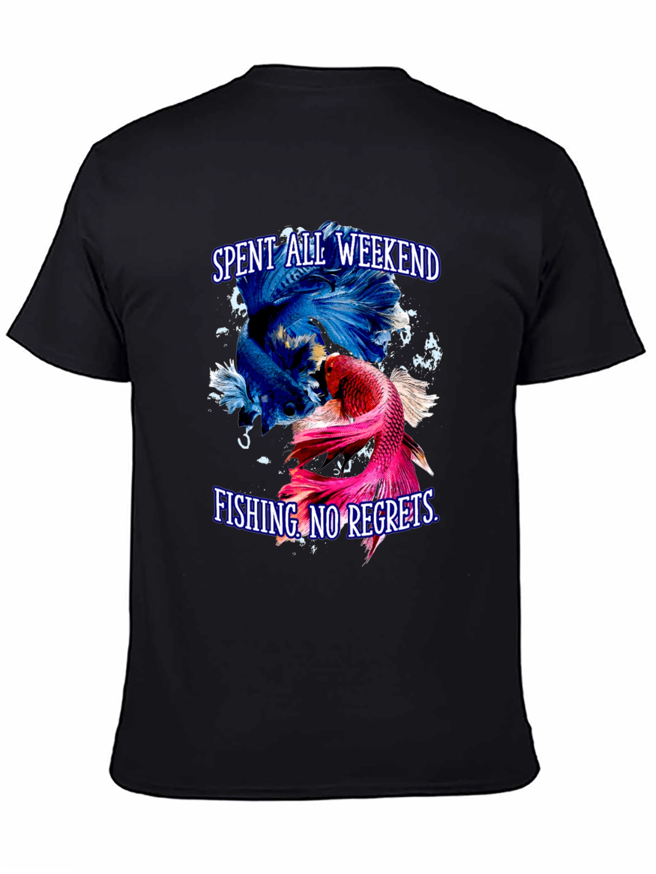 Fishing Weekend T-Shirt - No Regrets