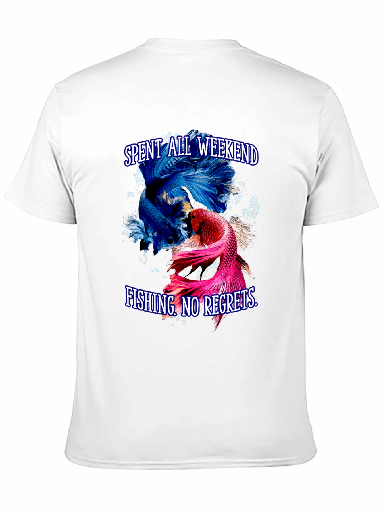 Fishing Weekend T-Shirt - No Regrets