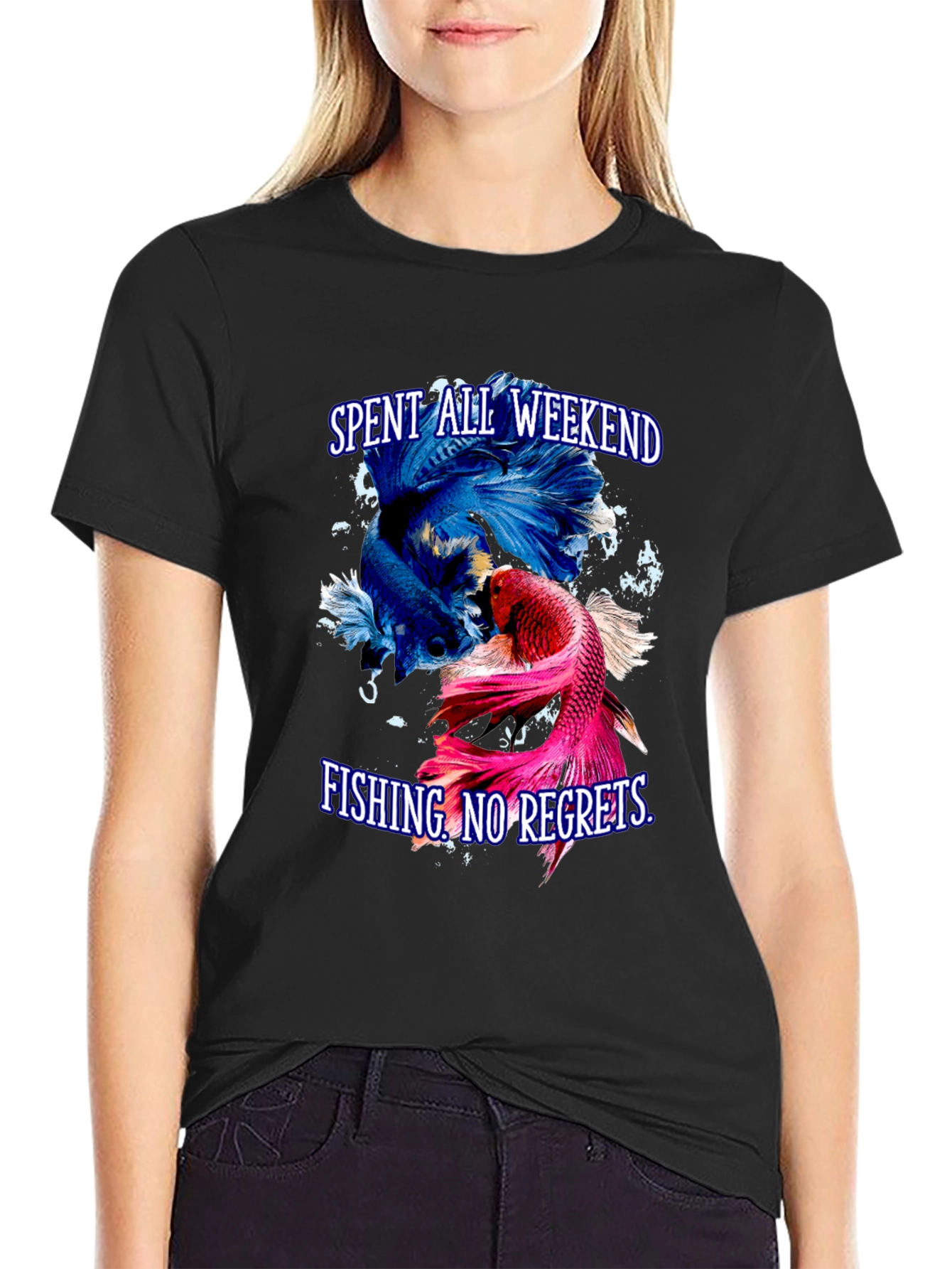 Fishing Weekend T-Shirt - No Regrets