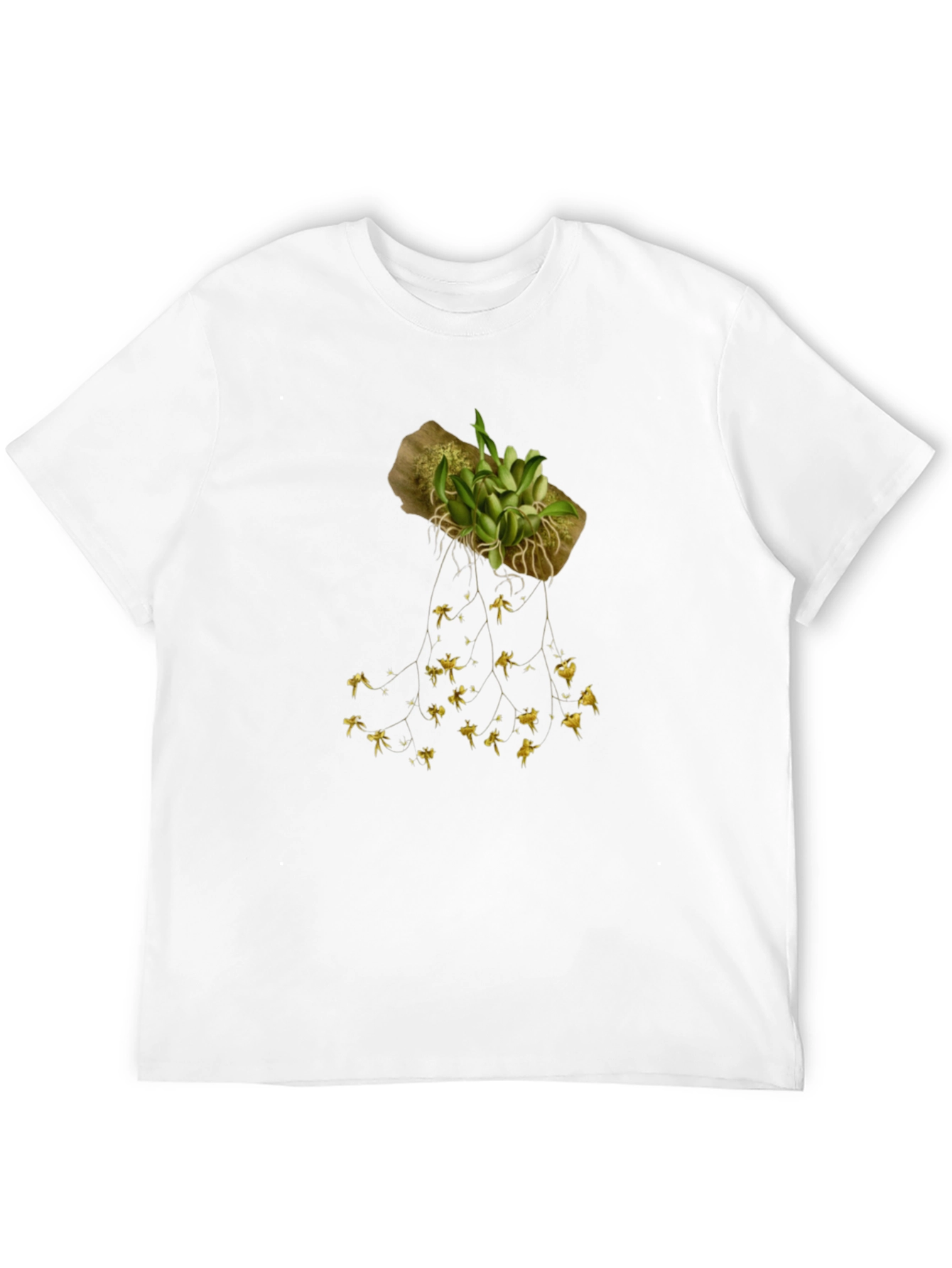 Botanical Print T-Shirt - Unique Plant Design