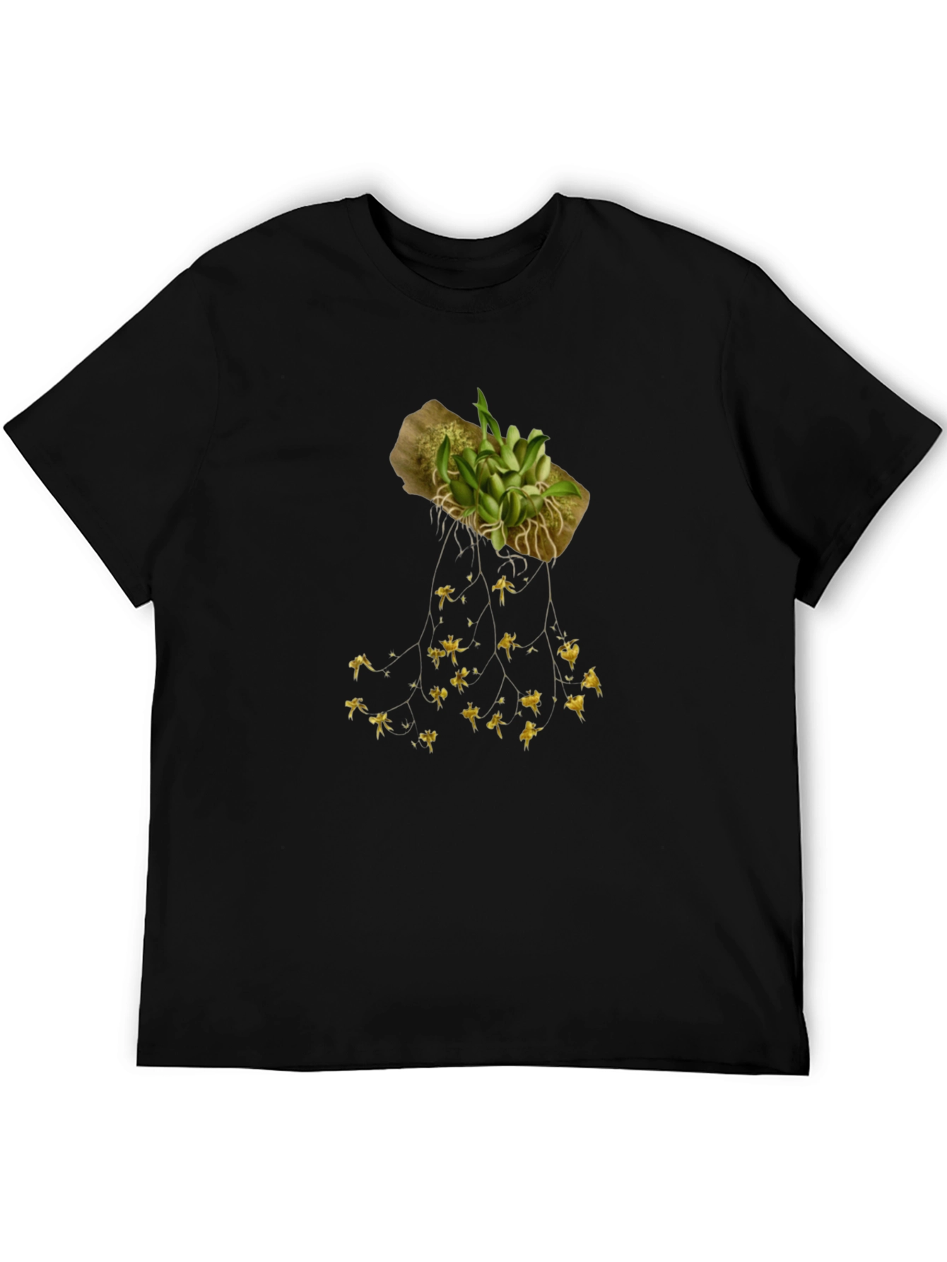 Botanical Print T-Shirt - Unique Plant Design