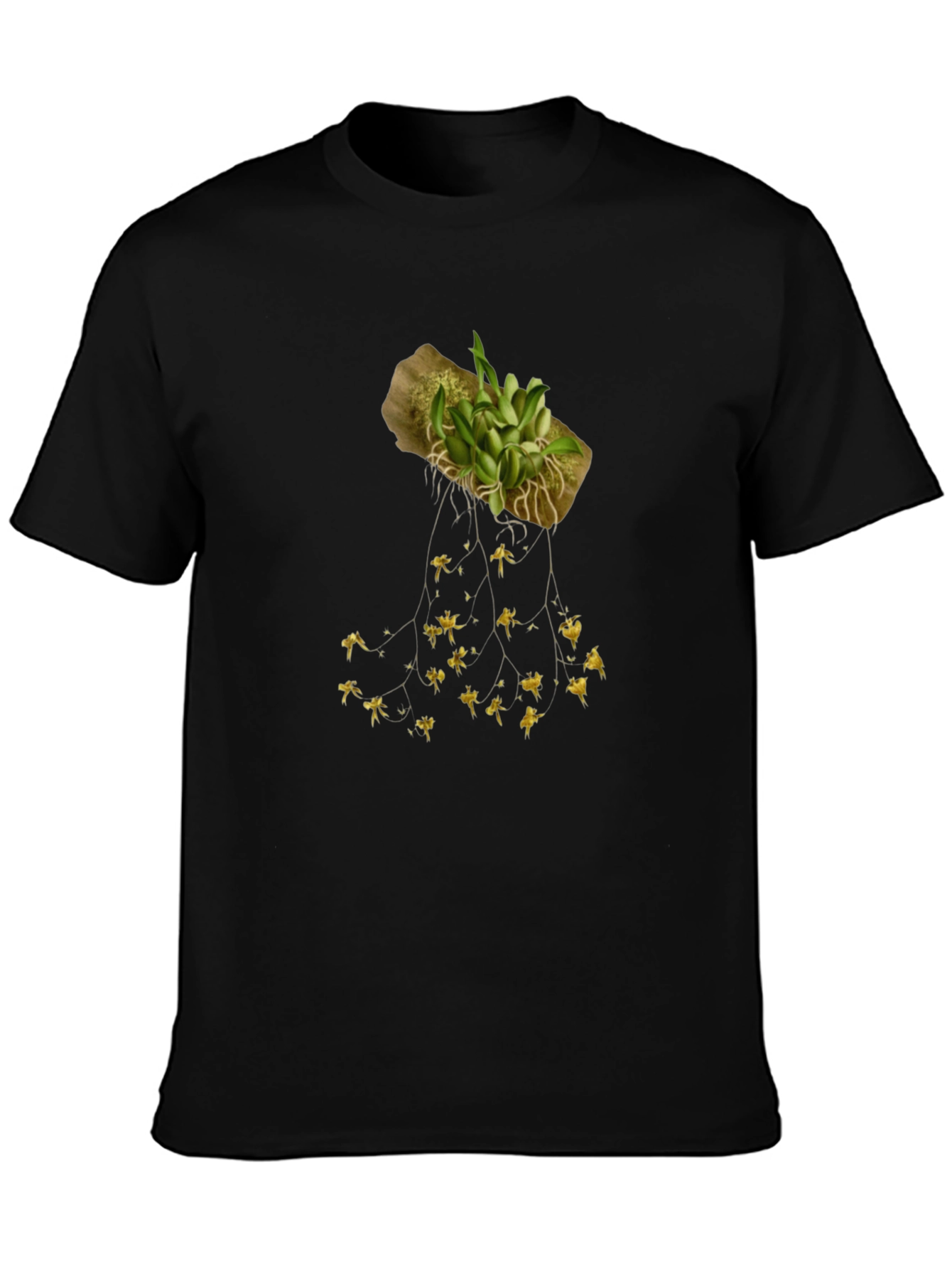 Botanical Print T-Shirt - Unique Plant Design