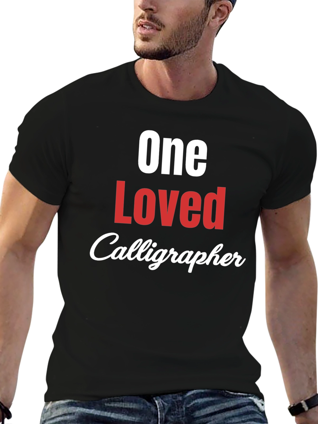 One Loved Calligrapher Graphic T-Shirt