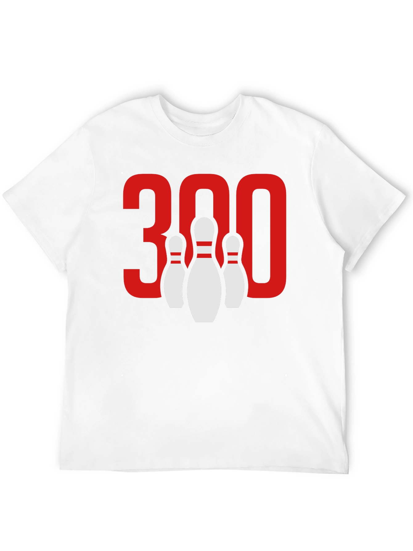 Bowling 300 Score Black T-Shirt
