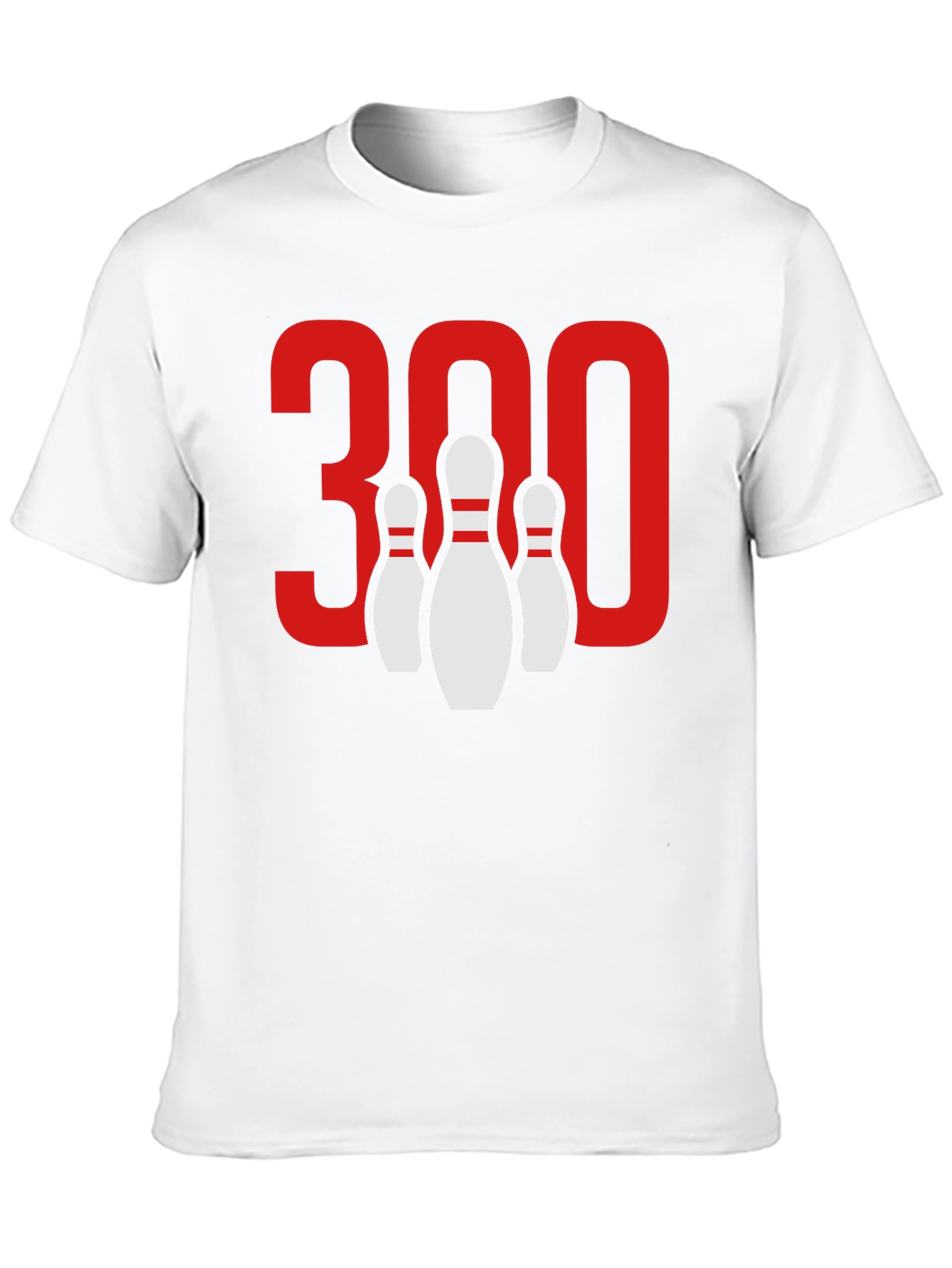 Bowling 300 Score Black T-Shirt