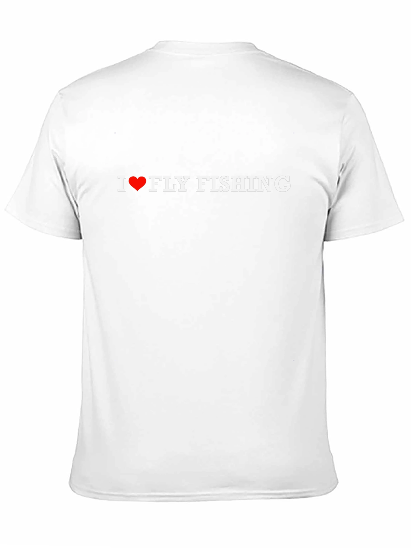 I Love Fly Fishing Black T-Shirt