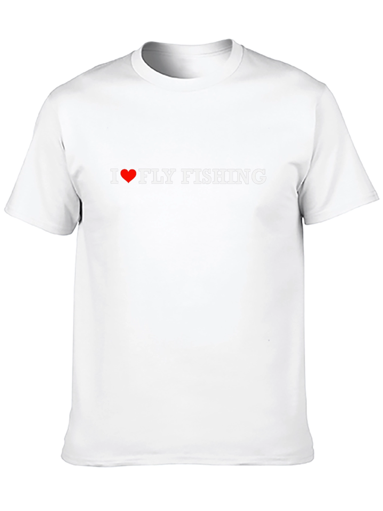I Love Fly Fishing Black T-Shirt