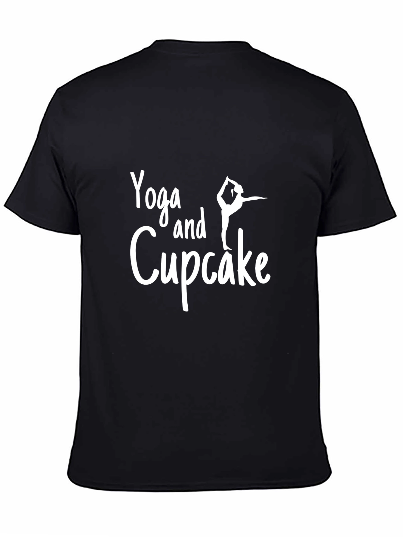Yoga and Cupcake Graphic T-Shirt - Unisex