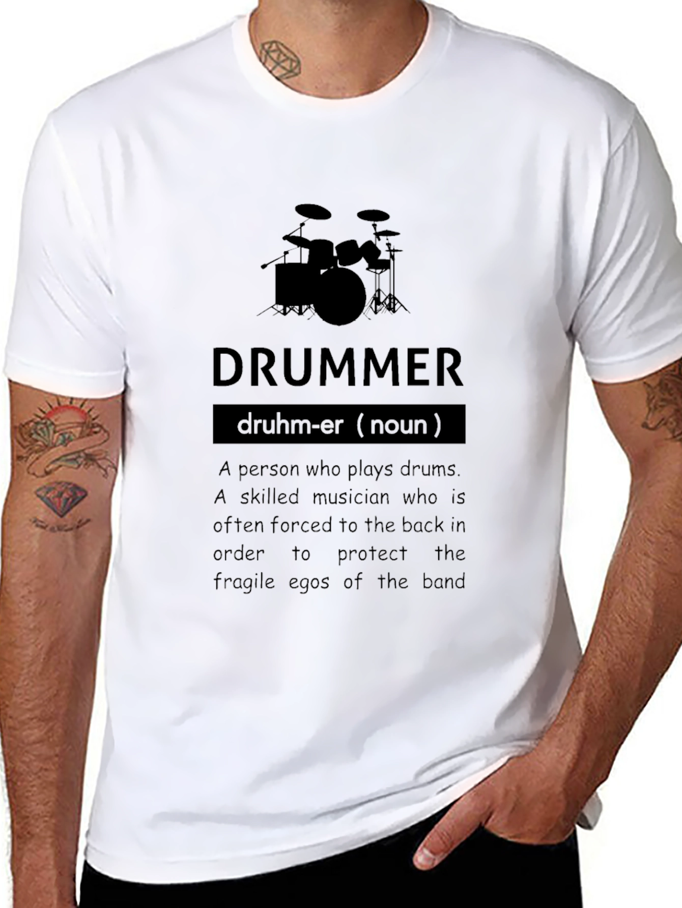 Drummer Definition T-Shirt - Musician Gift