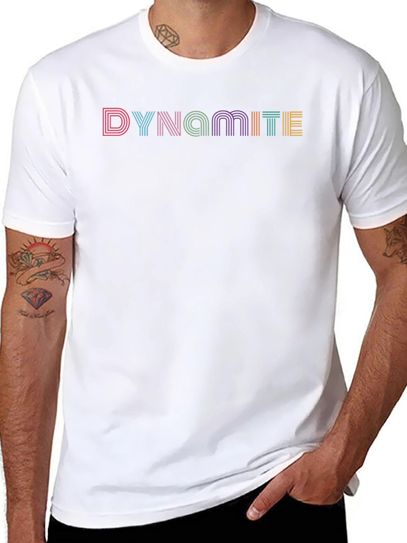 Dynamite Graphic Print Mens Tee