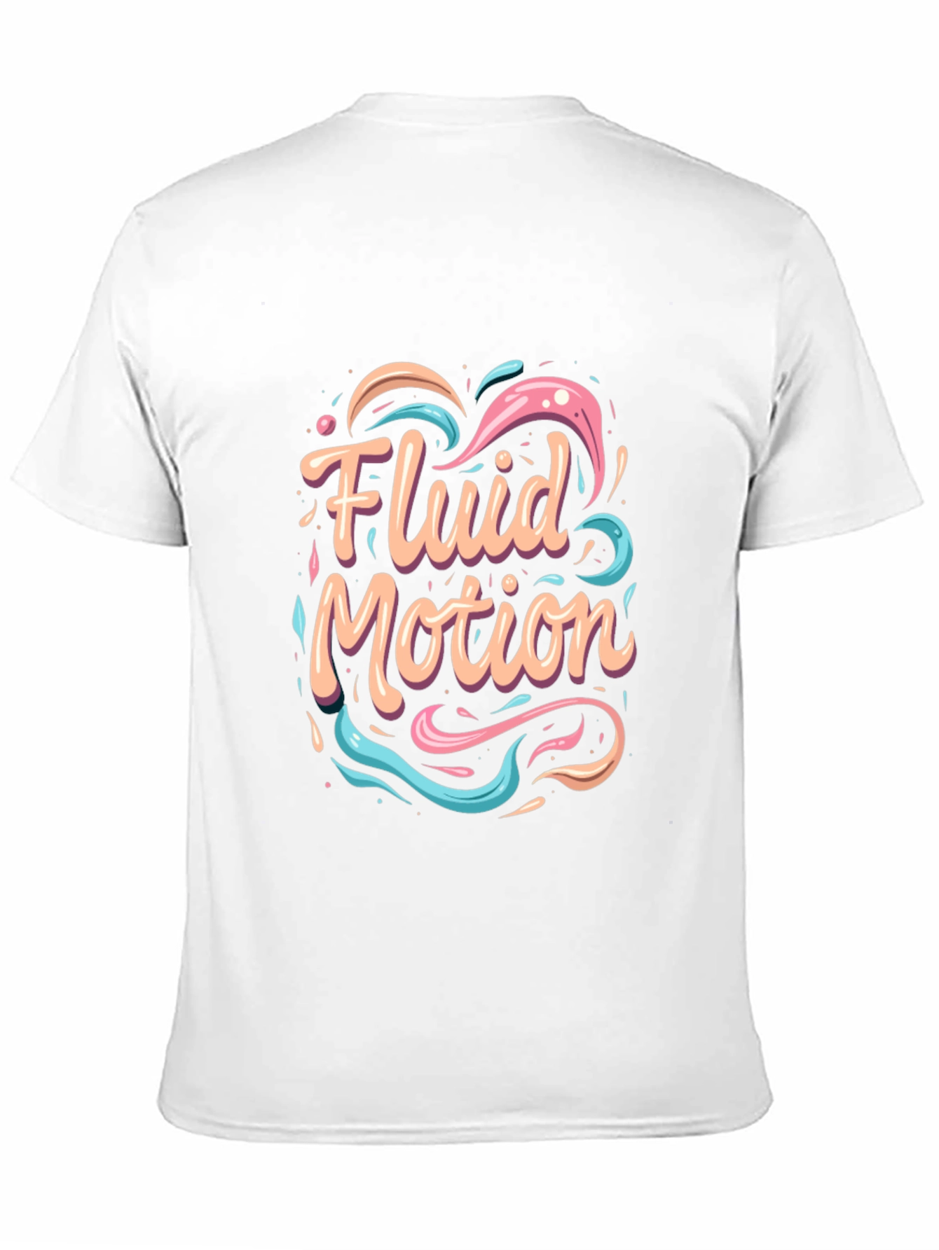 Fluid Motion Graphic Tee - Stylish Comfort