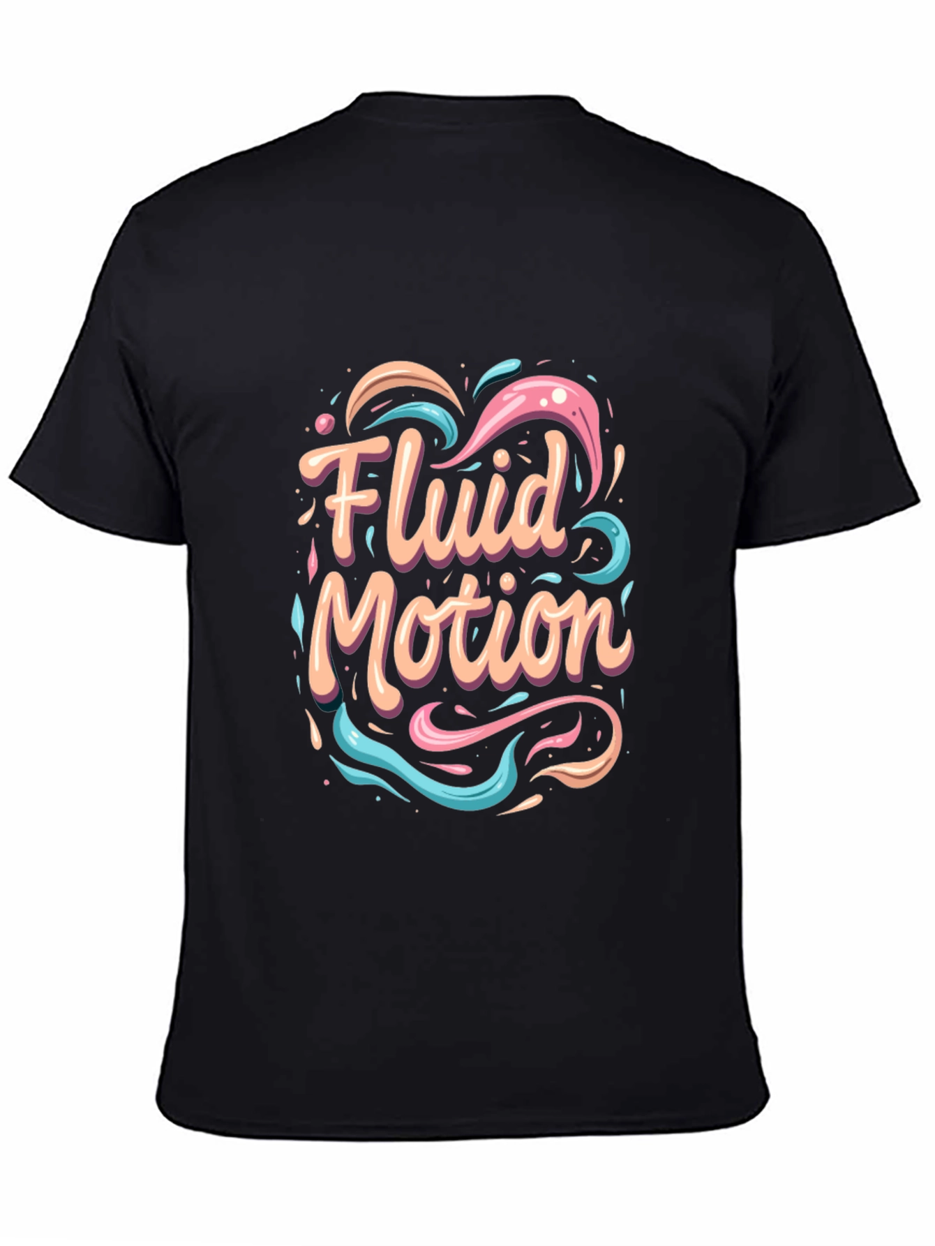 Fluid Motion Graphic Tee - Stylish Comfort