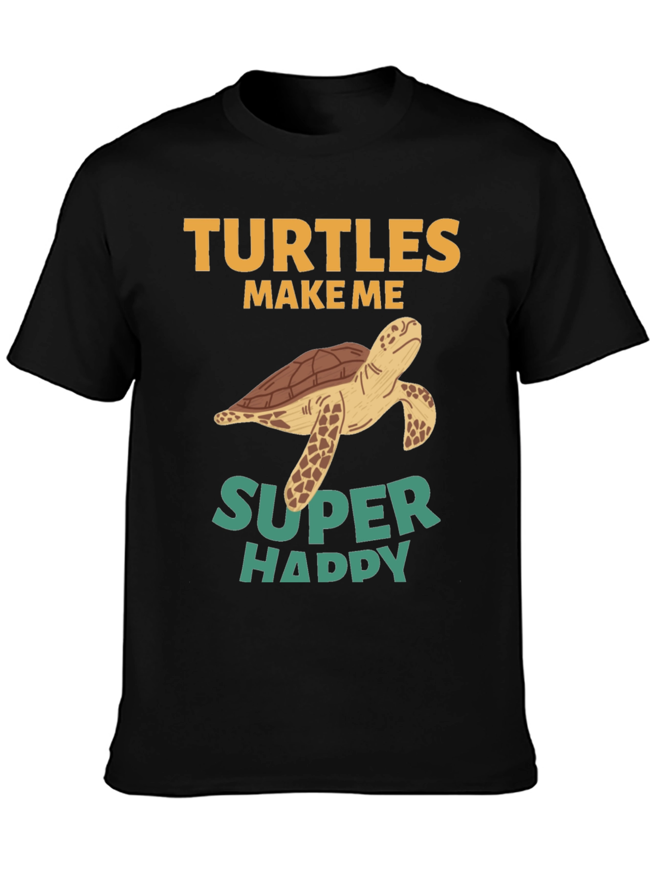 Turtles Make Me Super Happy Graphic Tee