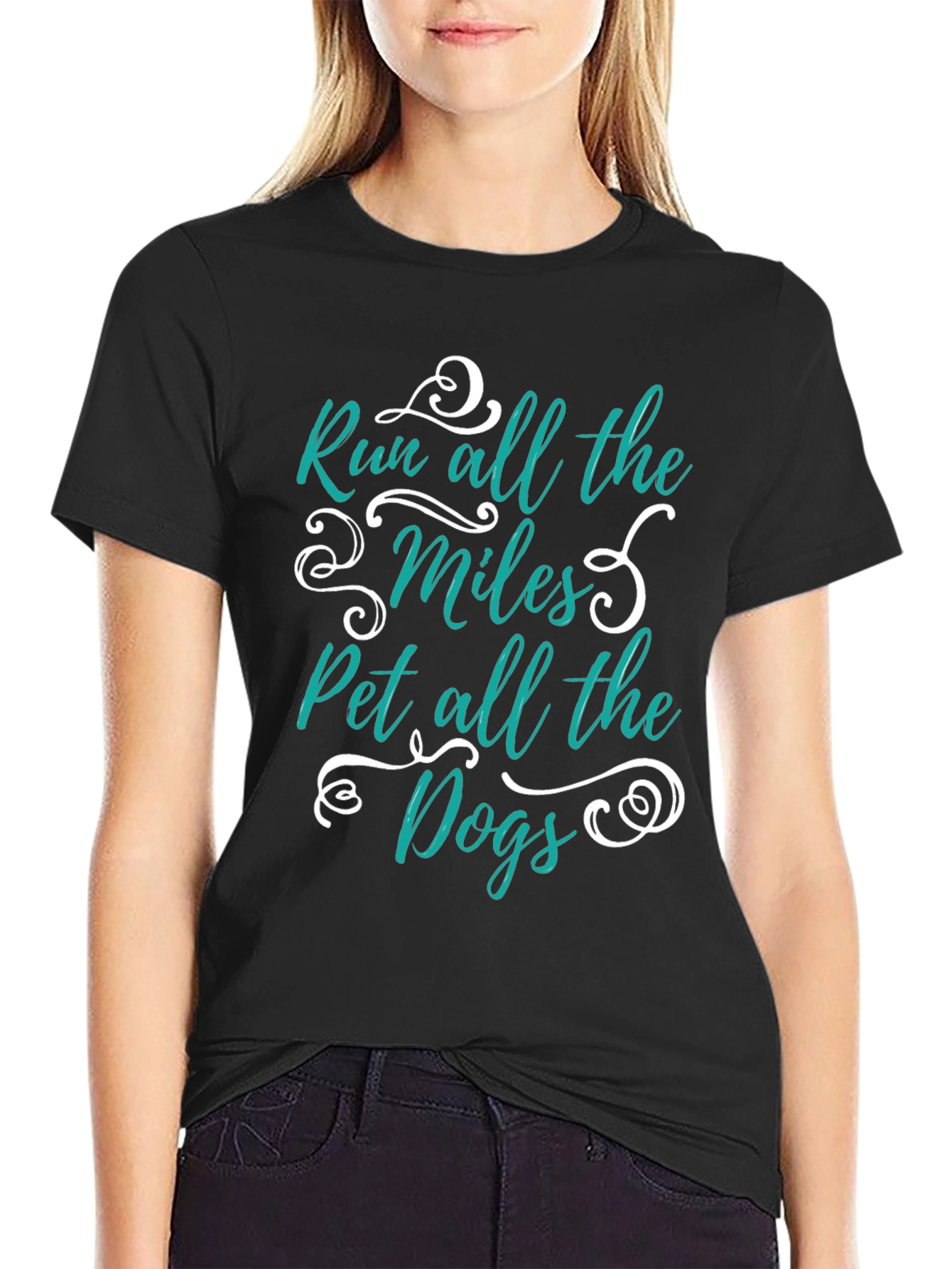 Run All The Miles Pet All The Dogs T-Shirt