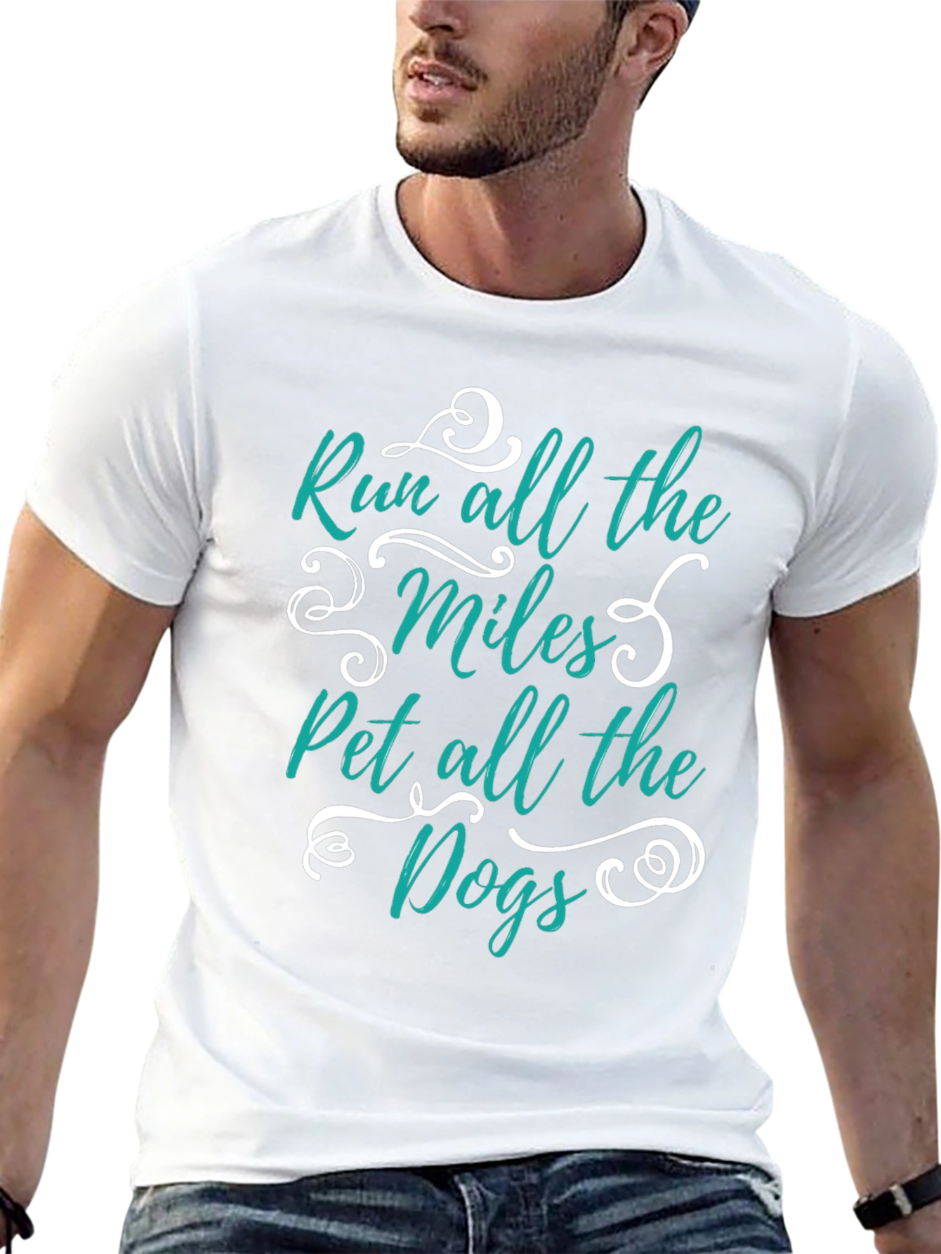 Run All The Miles Pet All The Dogs T-Shirt