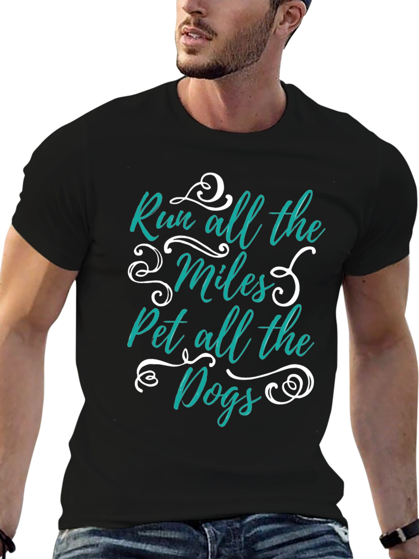 Run All The Miles Pet All The Dogs T-Shirt