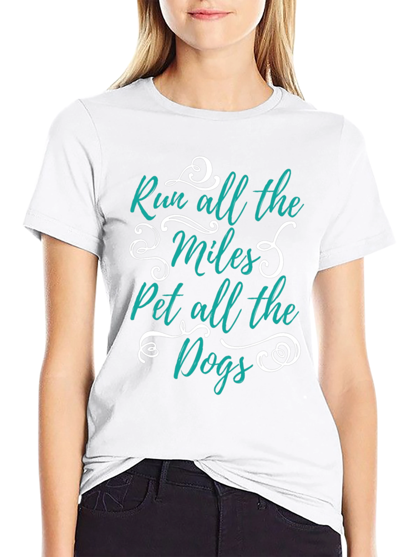 Run All The Miles Pet All The Dogs T-Shirt