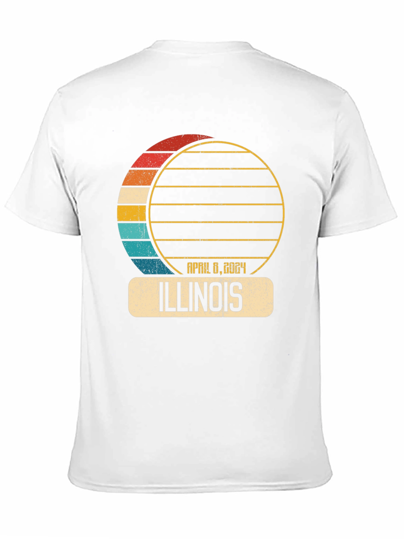 Illinois Eclipse April 8 2024 T-Shirt