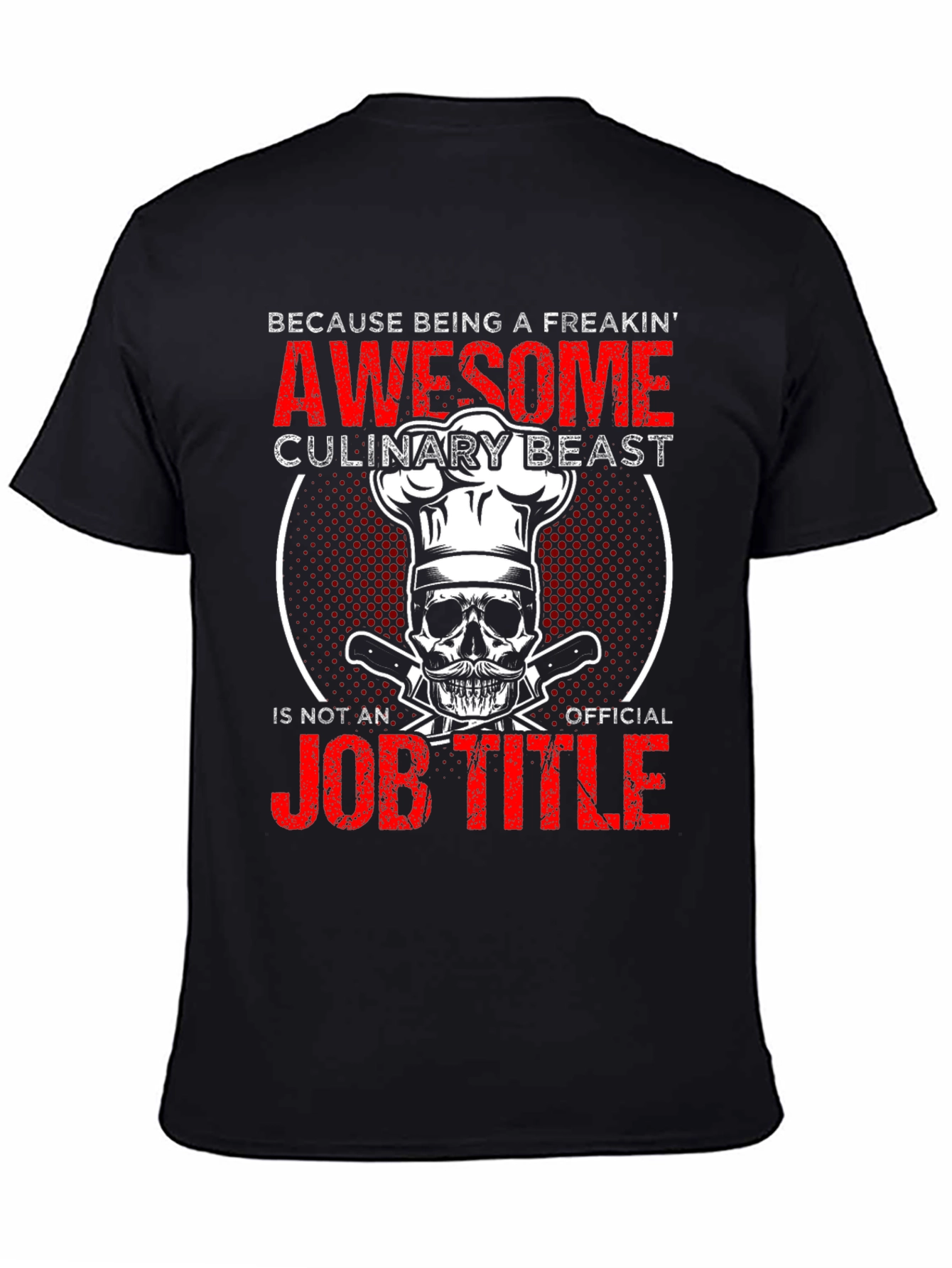 Awesome Culinary Beast Graphic T-Shirt
