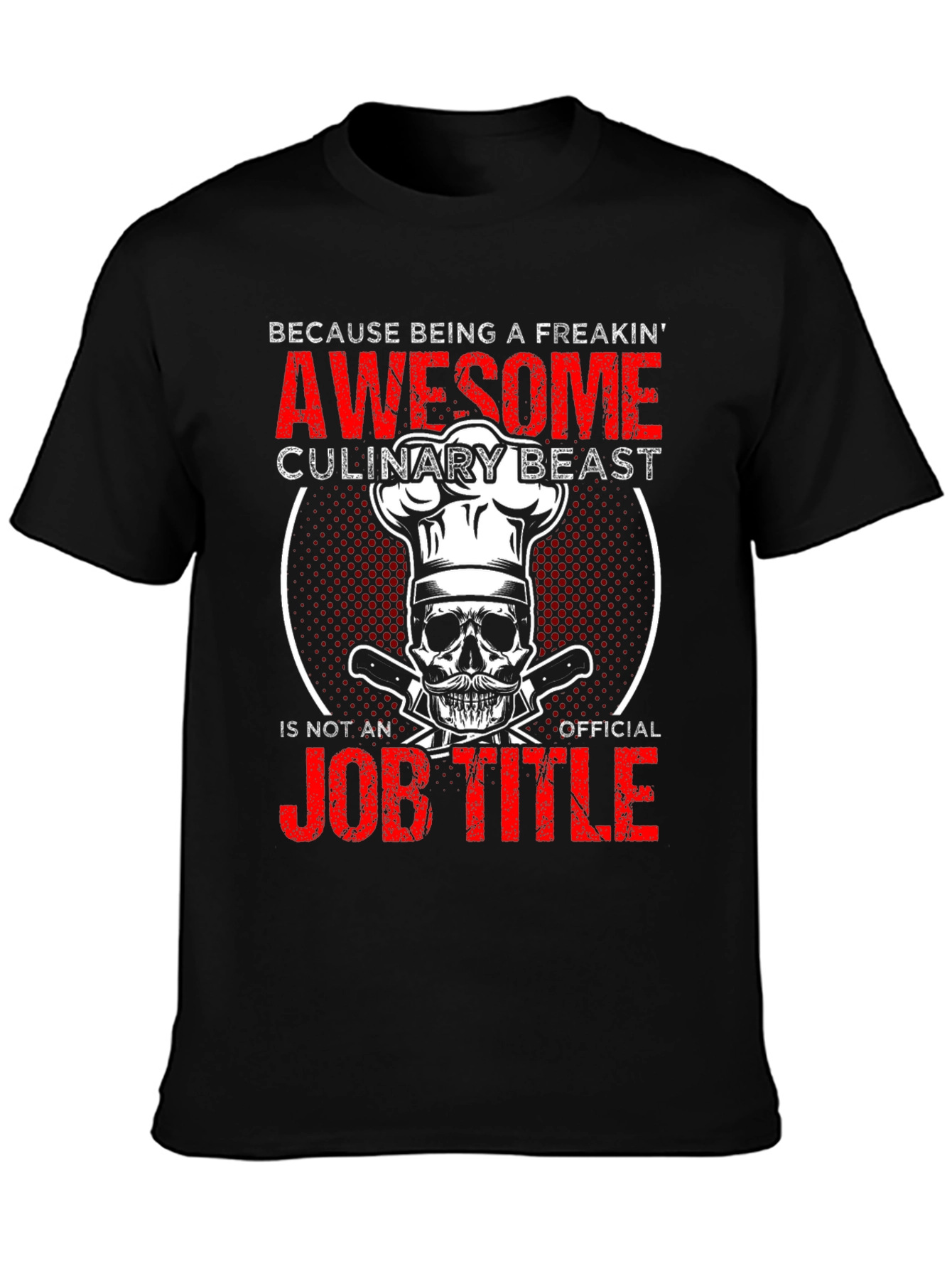 Awesome Culinary Beast Graphic T-Shirt