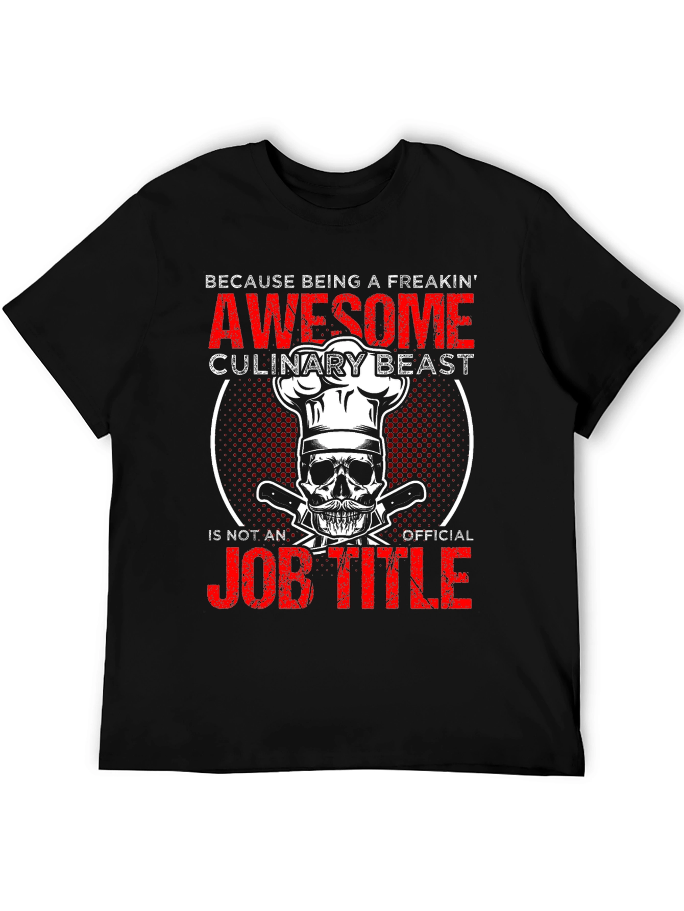 Awesome Culinary Beast Graphic T-Shirt