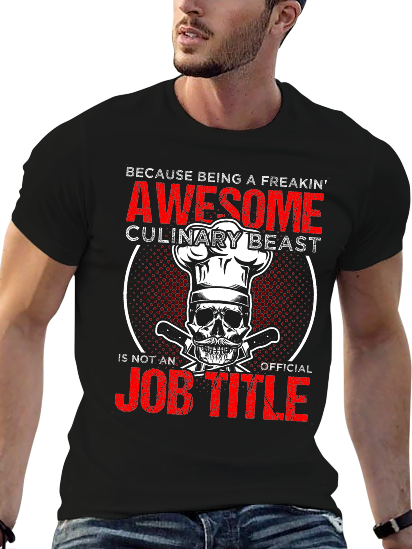 Awesome Culinary Beast Graphic T-Shirt