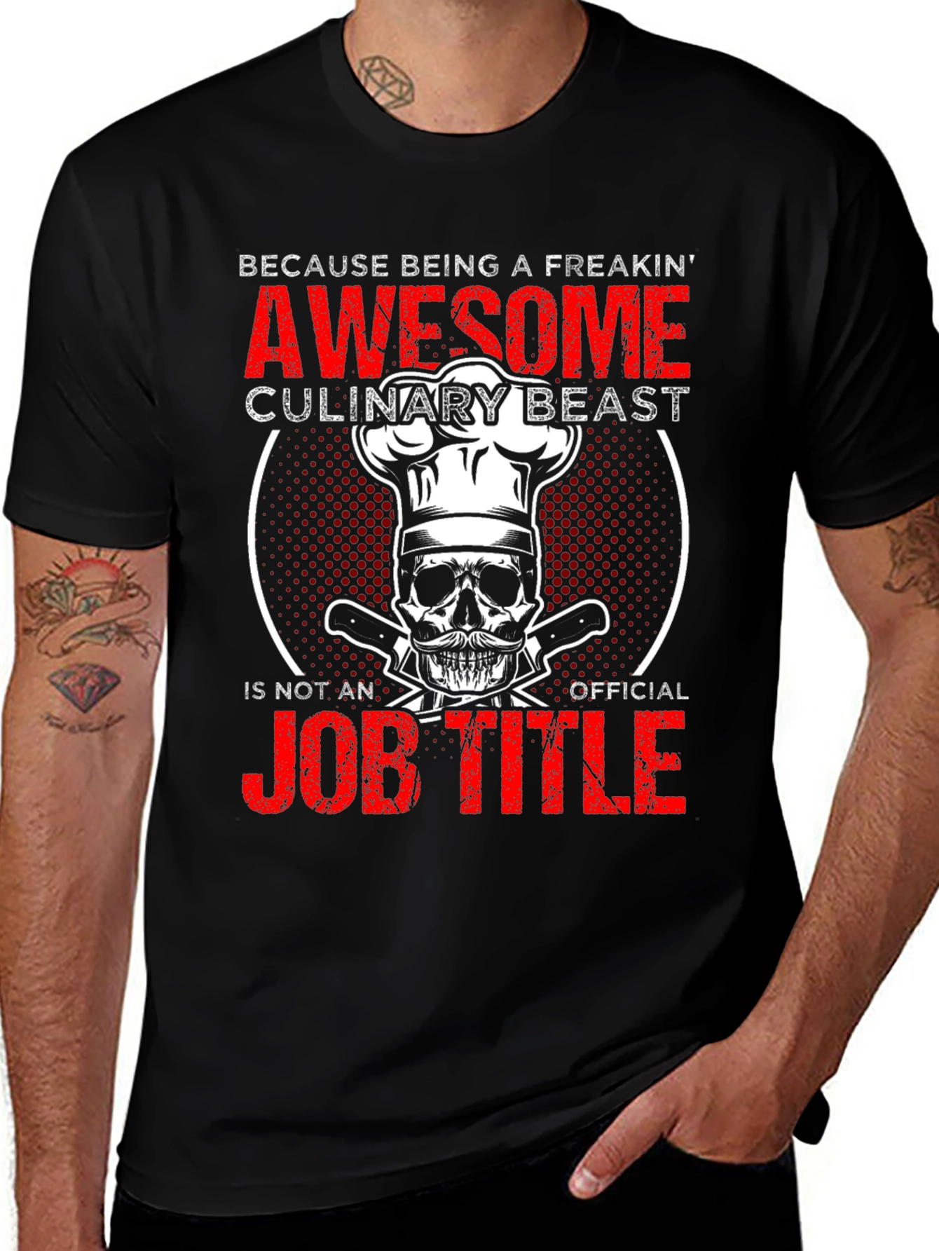 Awesome Culinary Beast Graphic T-Shirt