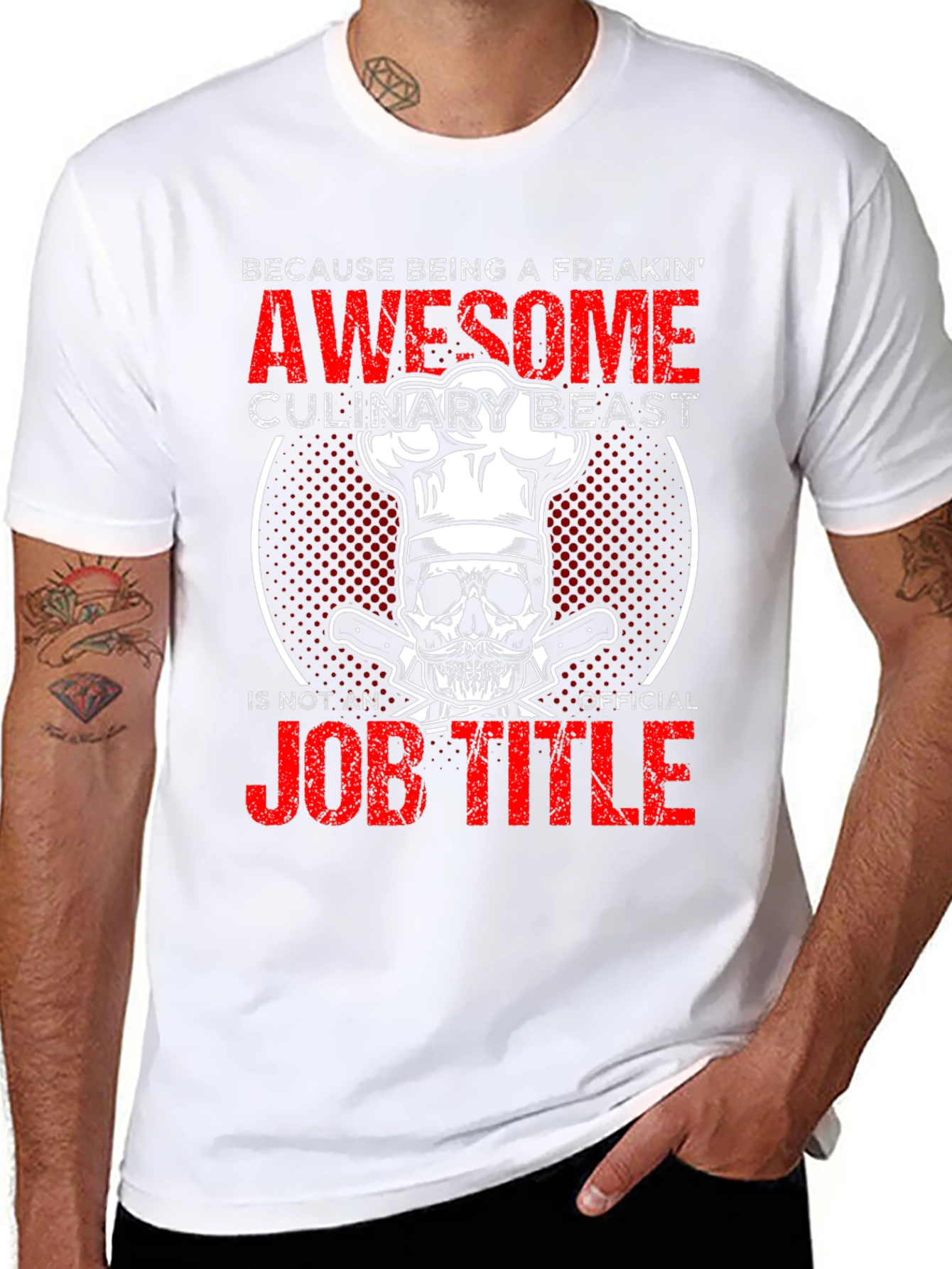 Awesome Culinary Beast Graphic T-Shirt