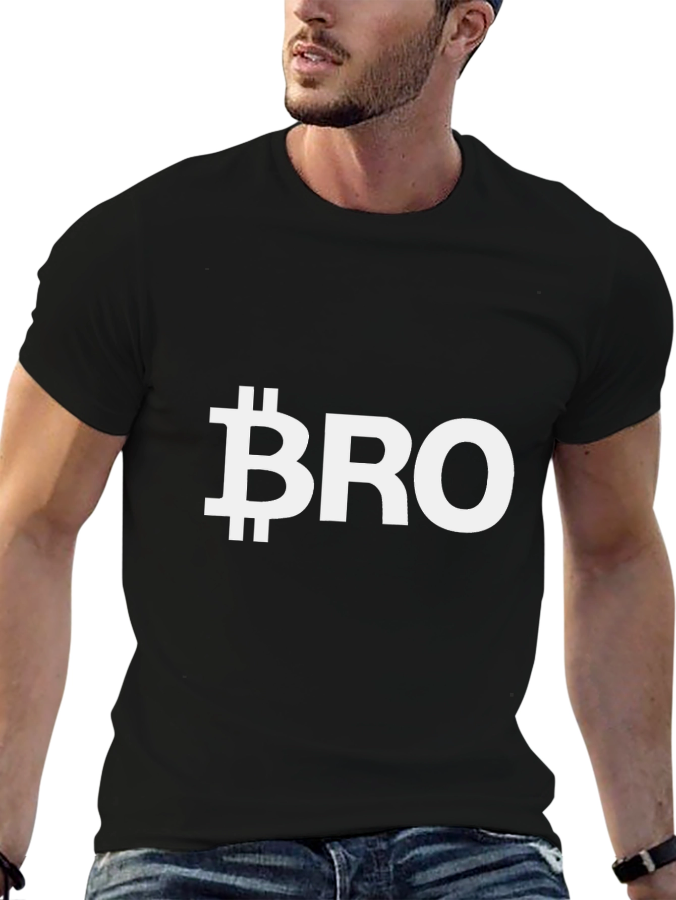 Bitcoin BRO Black T-Shirt - Crypto Enthusiast Tee