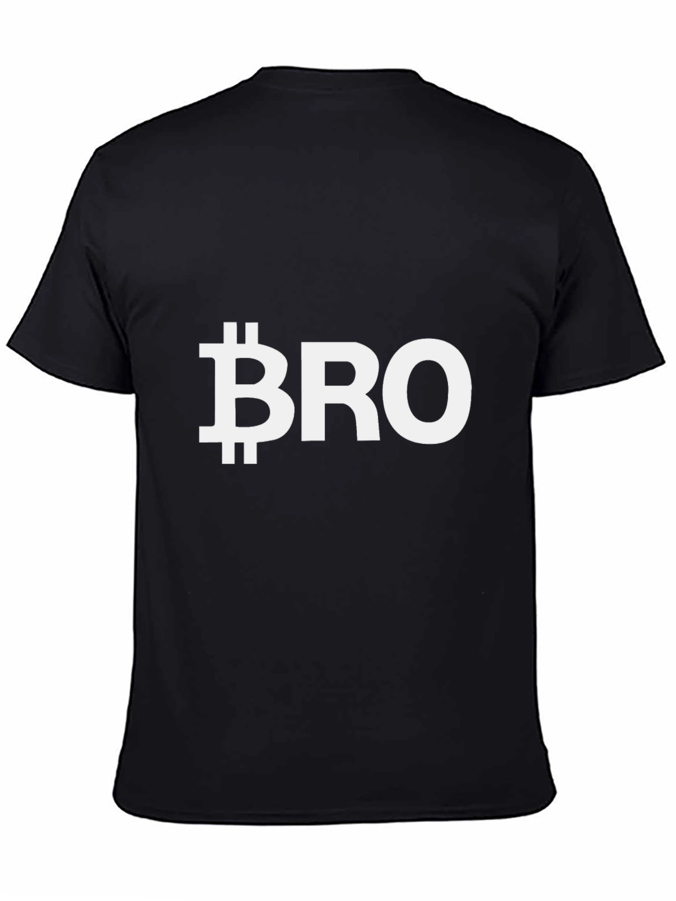 Bitcoin BRO Black T-Shirt - Crypto Enthusiast Tee