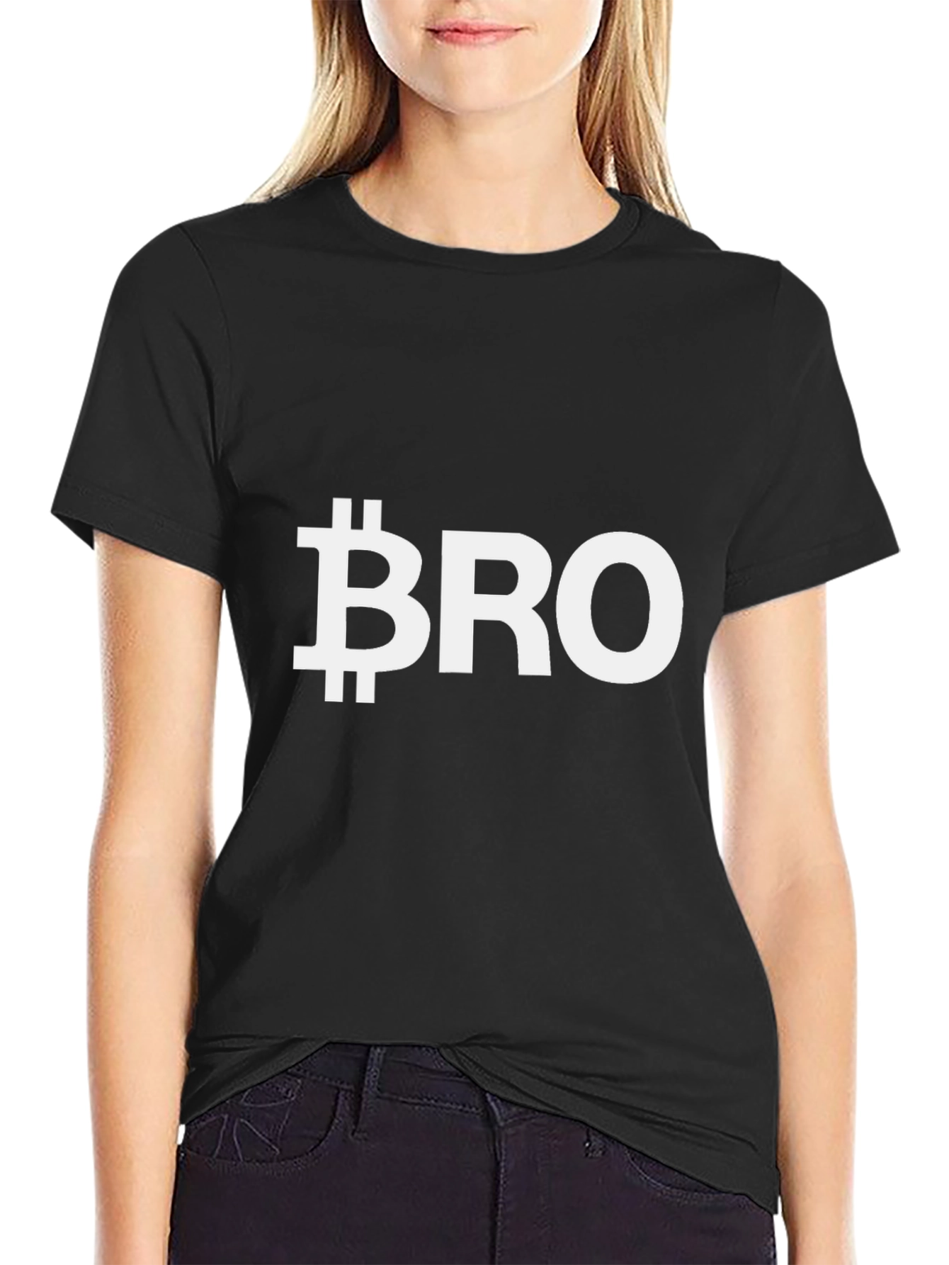 Bitcoin BRO Black T-Shirt - Crypto Enthusiast Tee