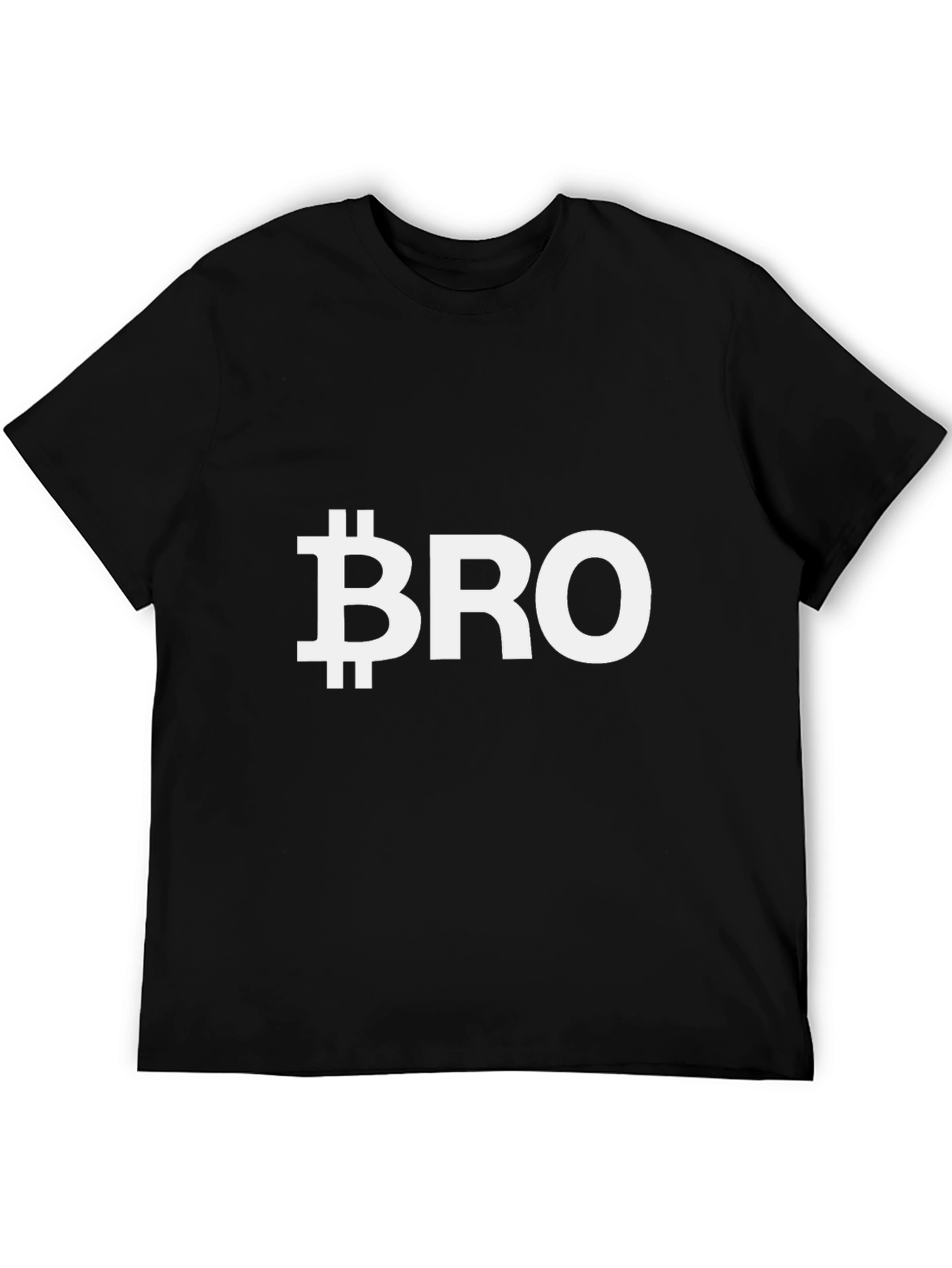 Bitcoin BRO Black T-Shirt - Crypto Enthusiast Tee