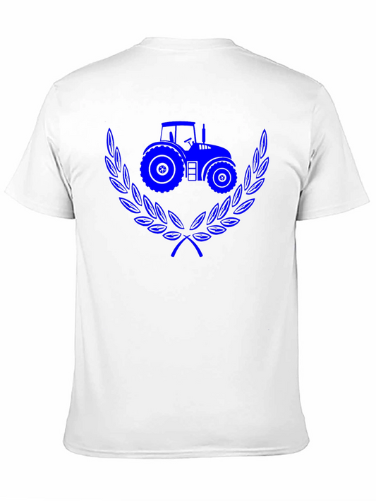 Tractor Graphic T-Shirt - Black Cotton Tee