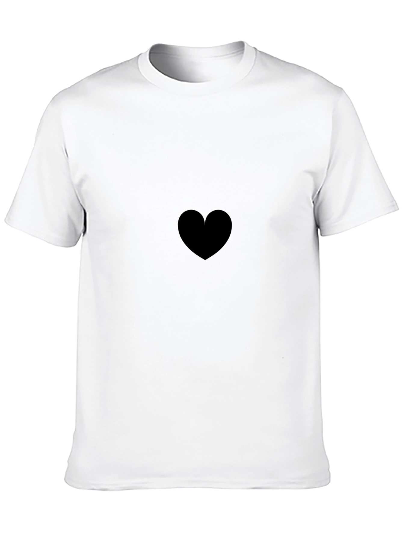 Black Heart Tee - Classic Comfort Fit