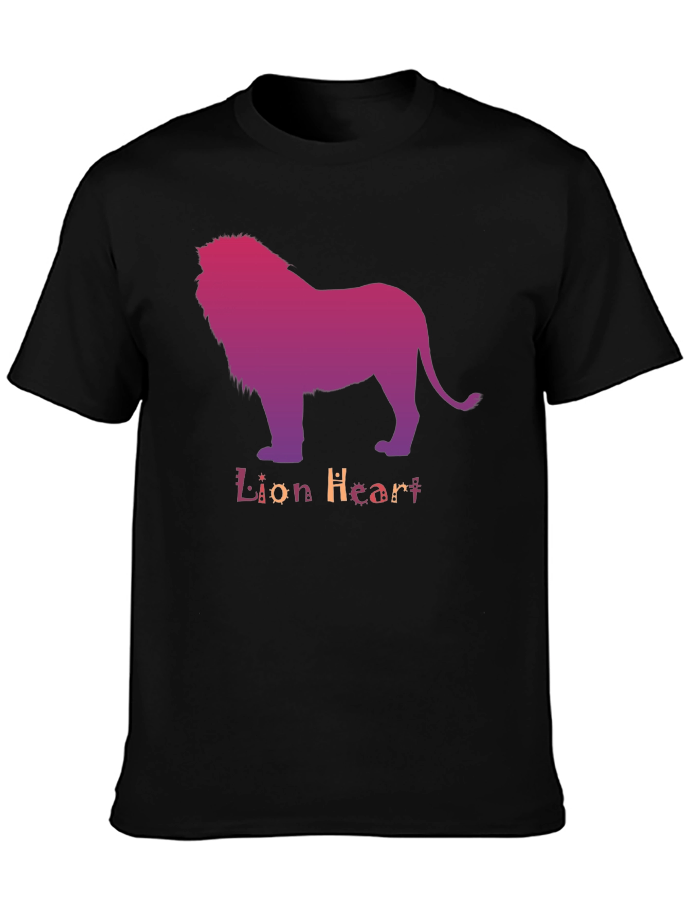 Lion Heart Graphic Tee - Stylish Mens T-Shirt