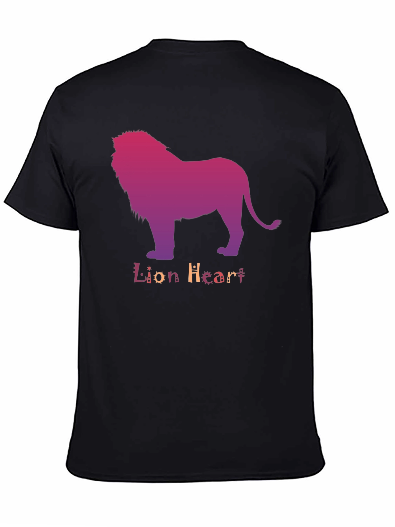 Lion Heart Graphic Tee - Stylish Mens T-Shirt