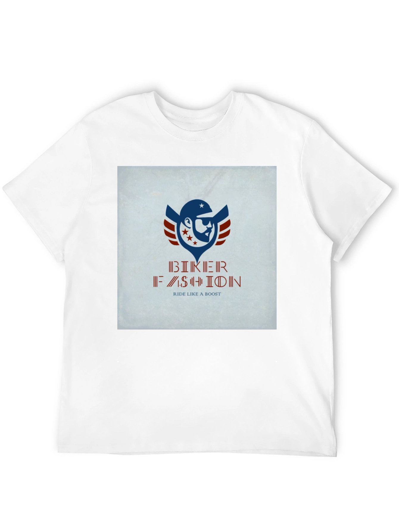 Biker Fashion Graphic T-Shirt - Ride Like a Boost