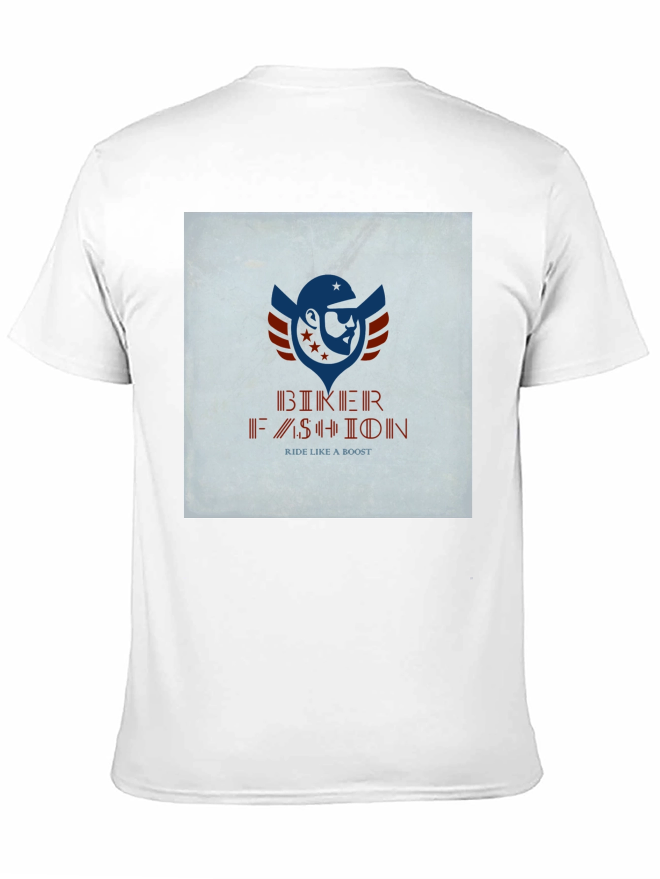 Biker Fashion Graphic T-Shirt - Ride Like a Boost