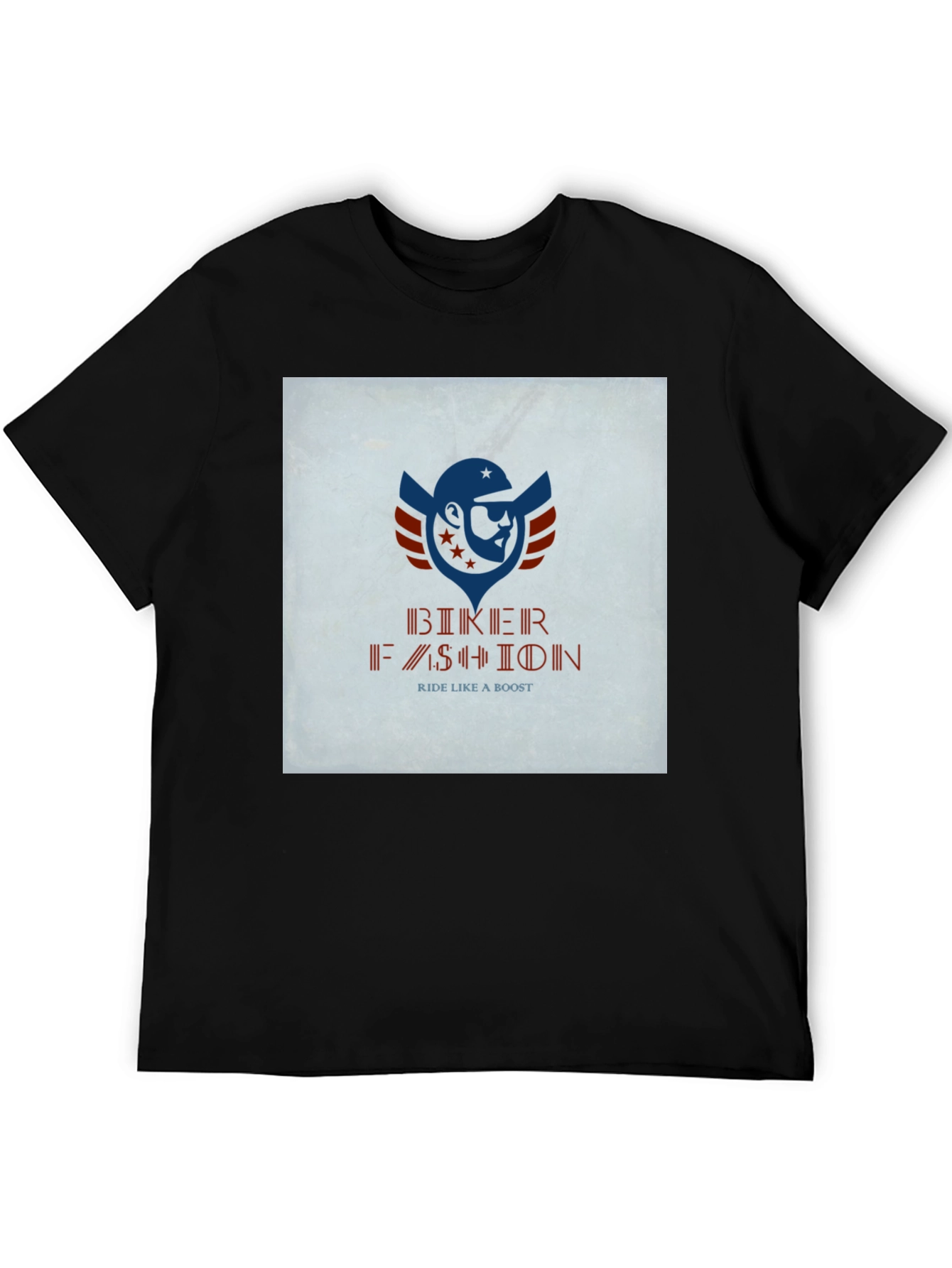 Biker Fashion Graphic T-Shirt - Ride Like a Boost