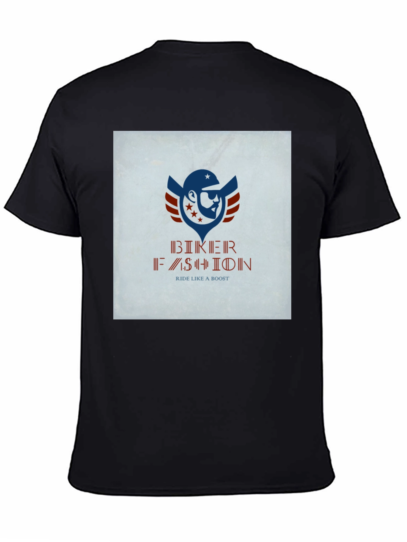 Biker Fashion Graphic T-Shirt - Ride Like a Boost