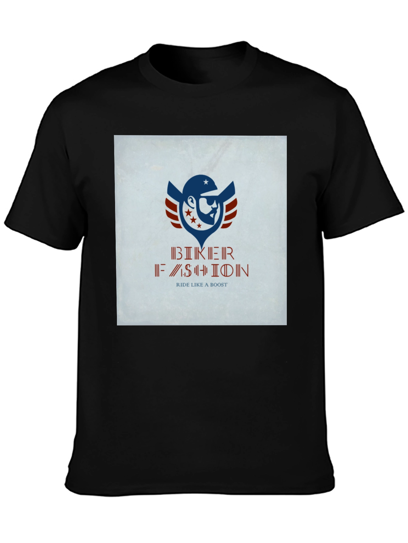 Biker Fashion Graphic T-Shirt - Ride Like a Boost