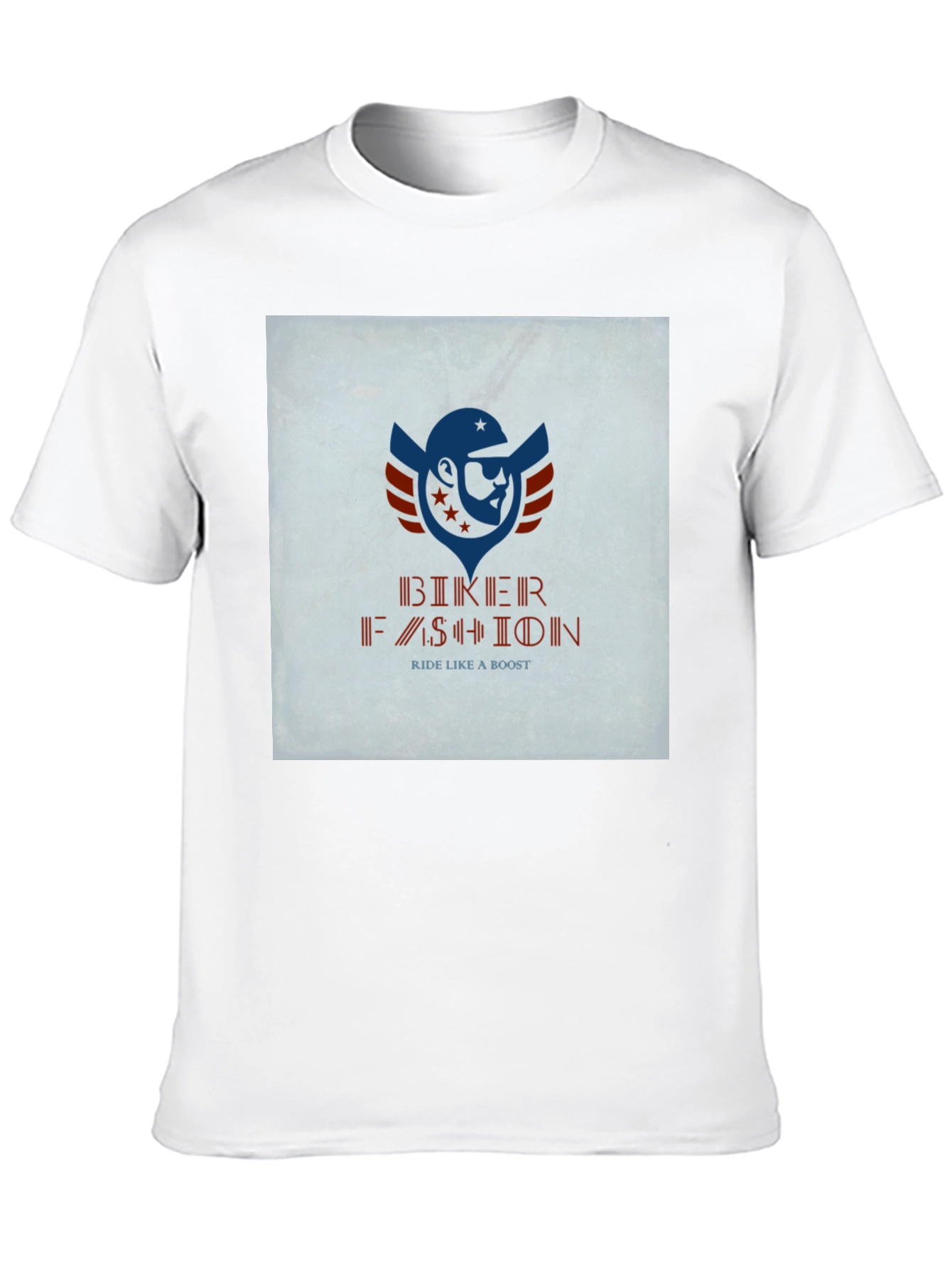 Biker Fashion Graphic T-Shirt - Ride Like a Boost