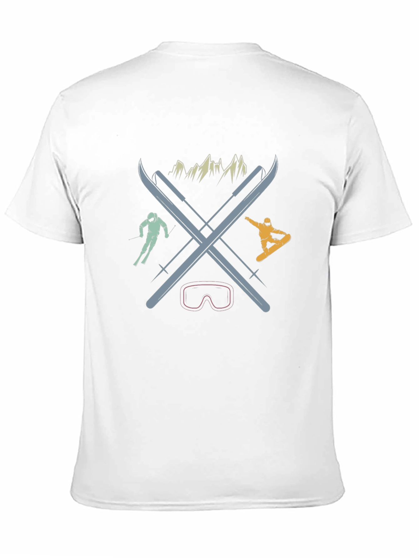 Retro Ski & Snowboard Graphic Tee